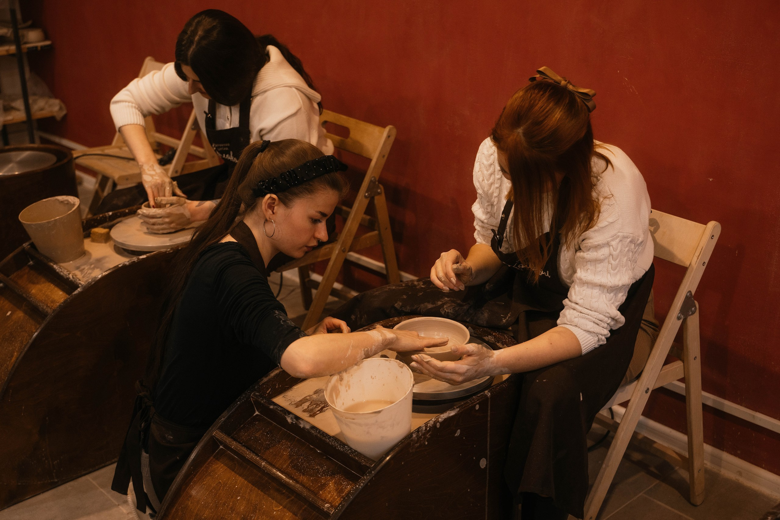 День рождения в гончарной мастерской. Свадебный, семейный фотограф в Рязани Лена Брант