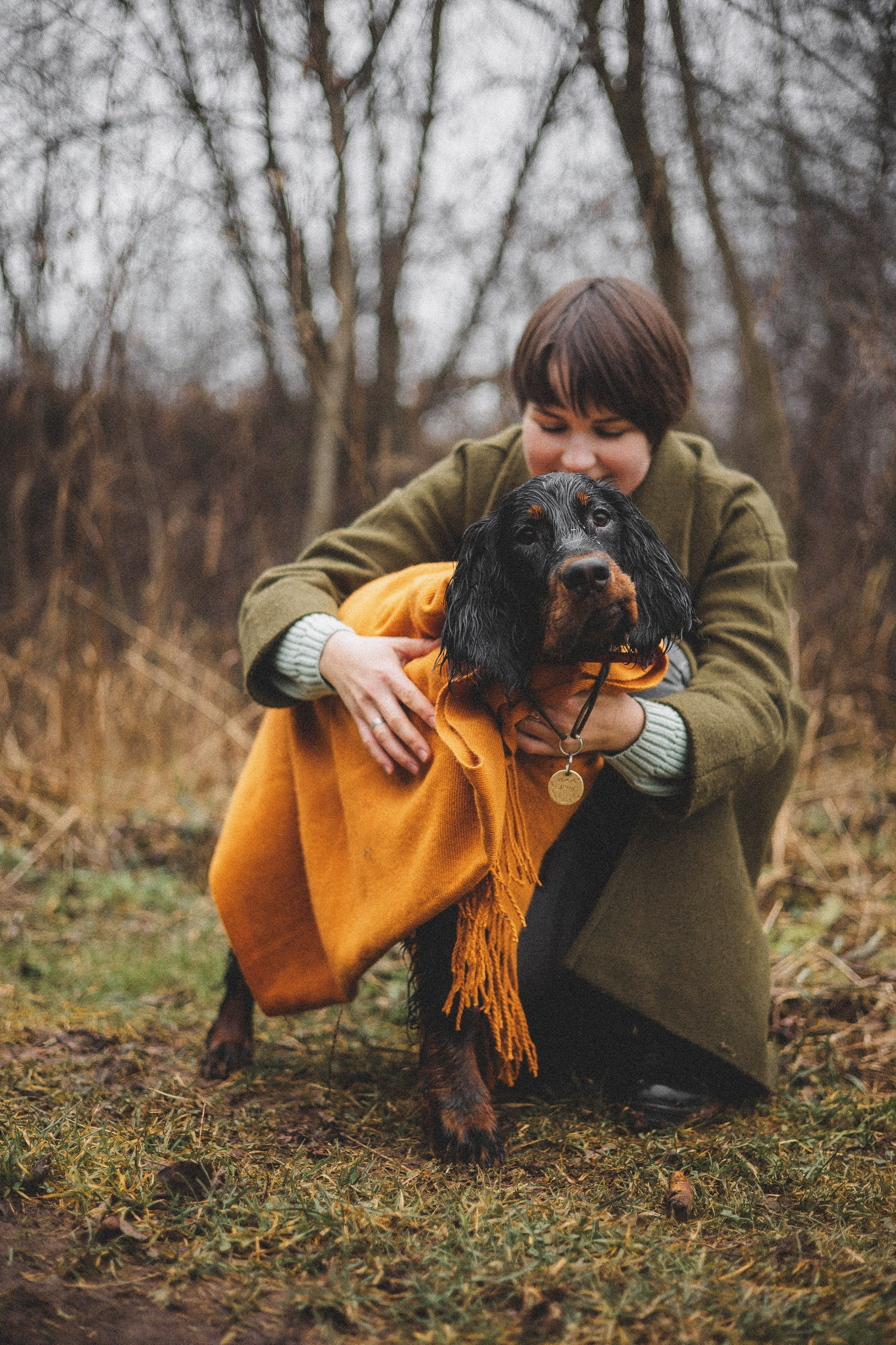 Даша, Глеб, Барс и Бруно. Фотограф-анималист Богданова Полина