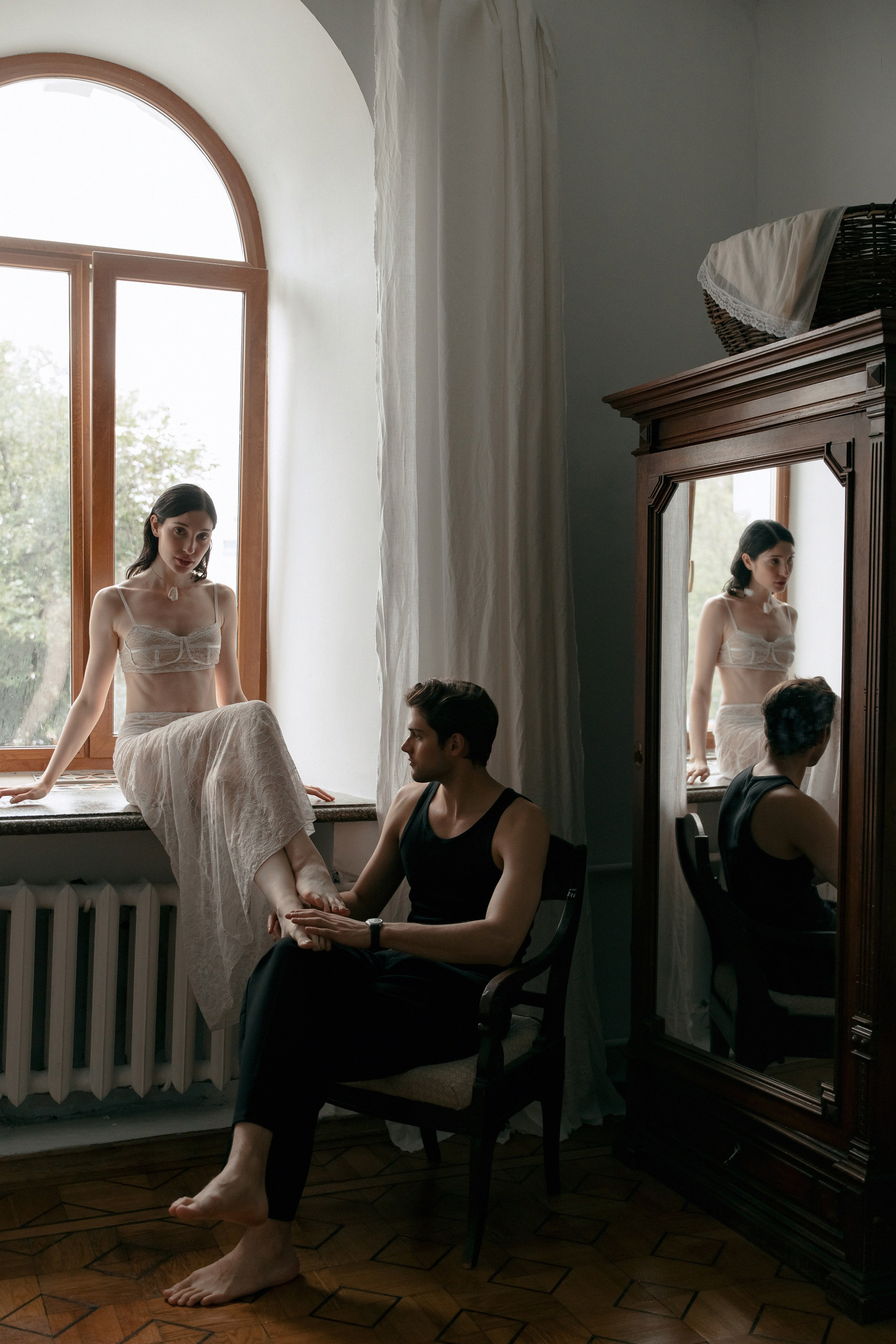 Винтажная история Полины и Дмитрия. Свадебный фотограф Москва