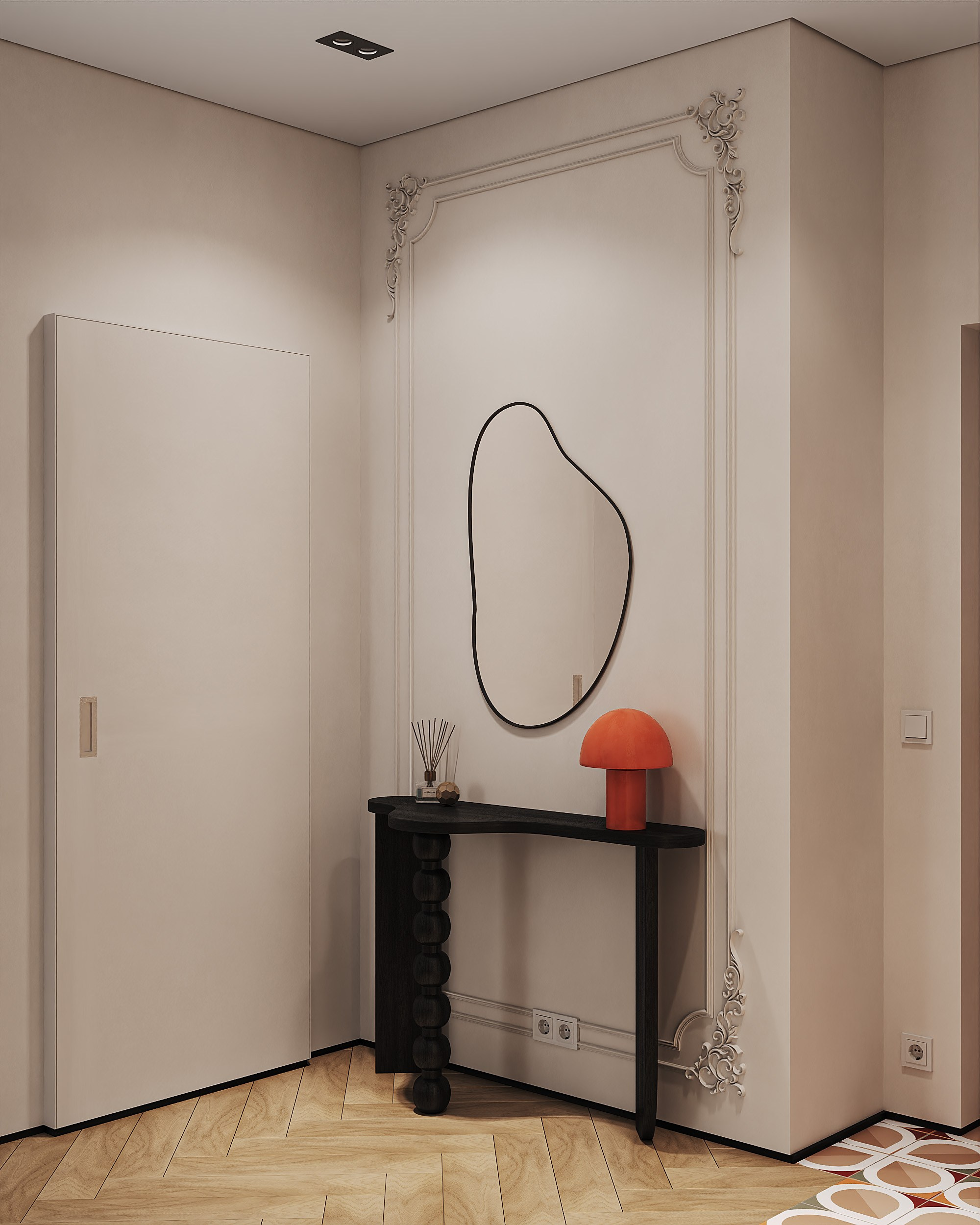 Яркая, сочная и уютная 1-комнатная квартира 🧡