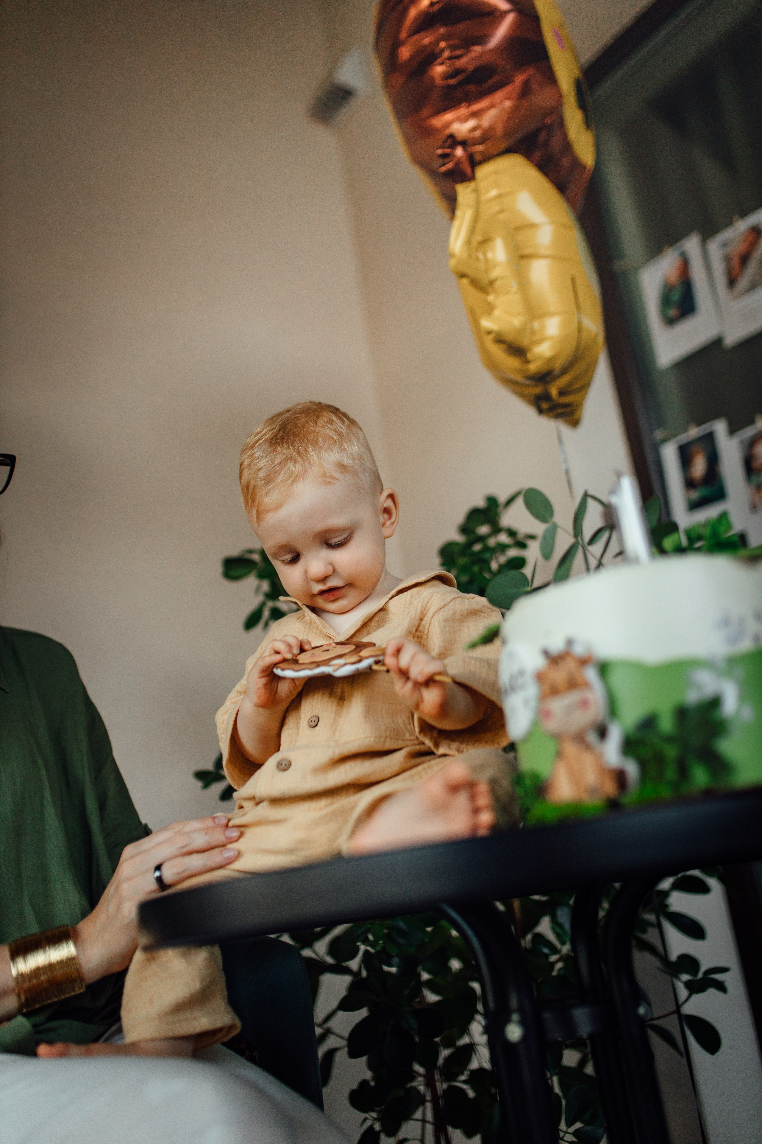 Максику 1 годик, отмечаем дома