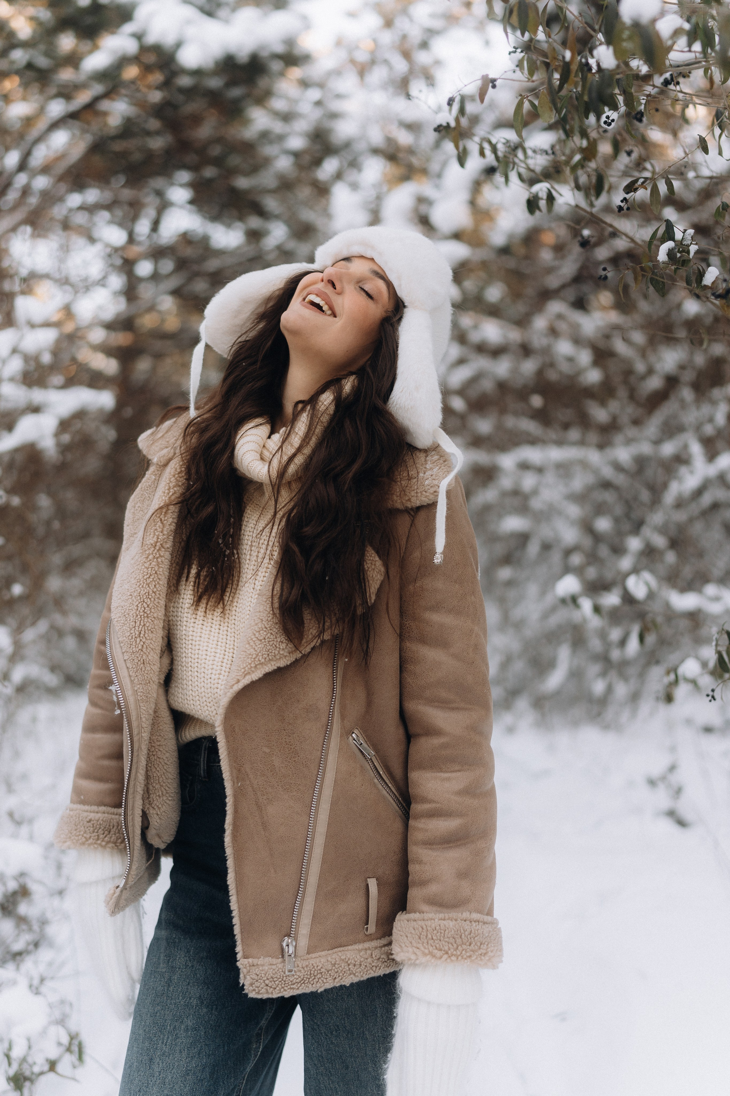 Валентина | Снежная прогулка. Портретный свадебный фотограф Крым | Евгения Щитенко