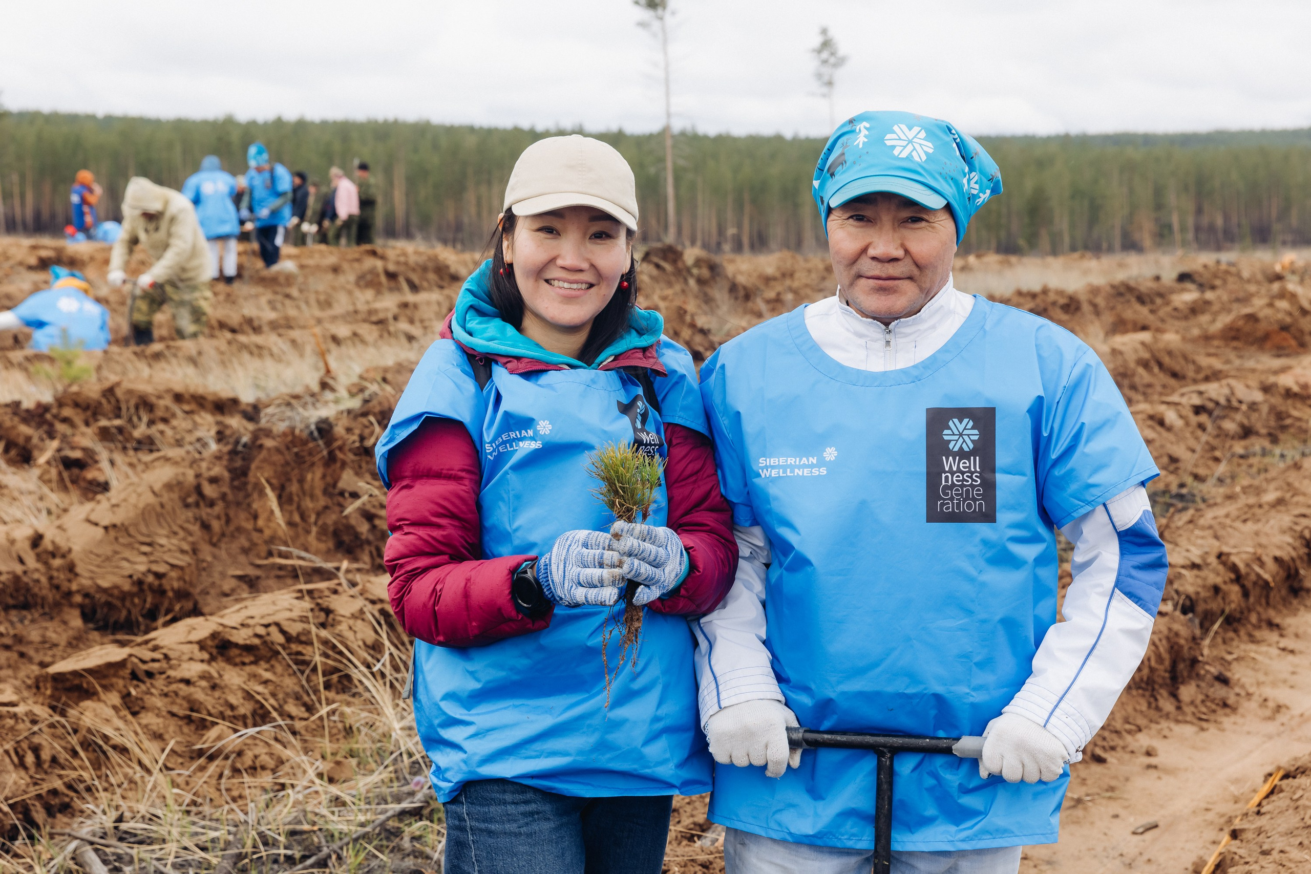 Siberian wellness. Ежегодная акция по посадке деревьев. Свадебный и семейный фотограф в Улан-Удэ