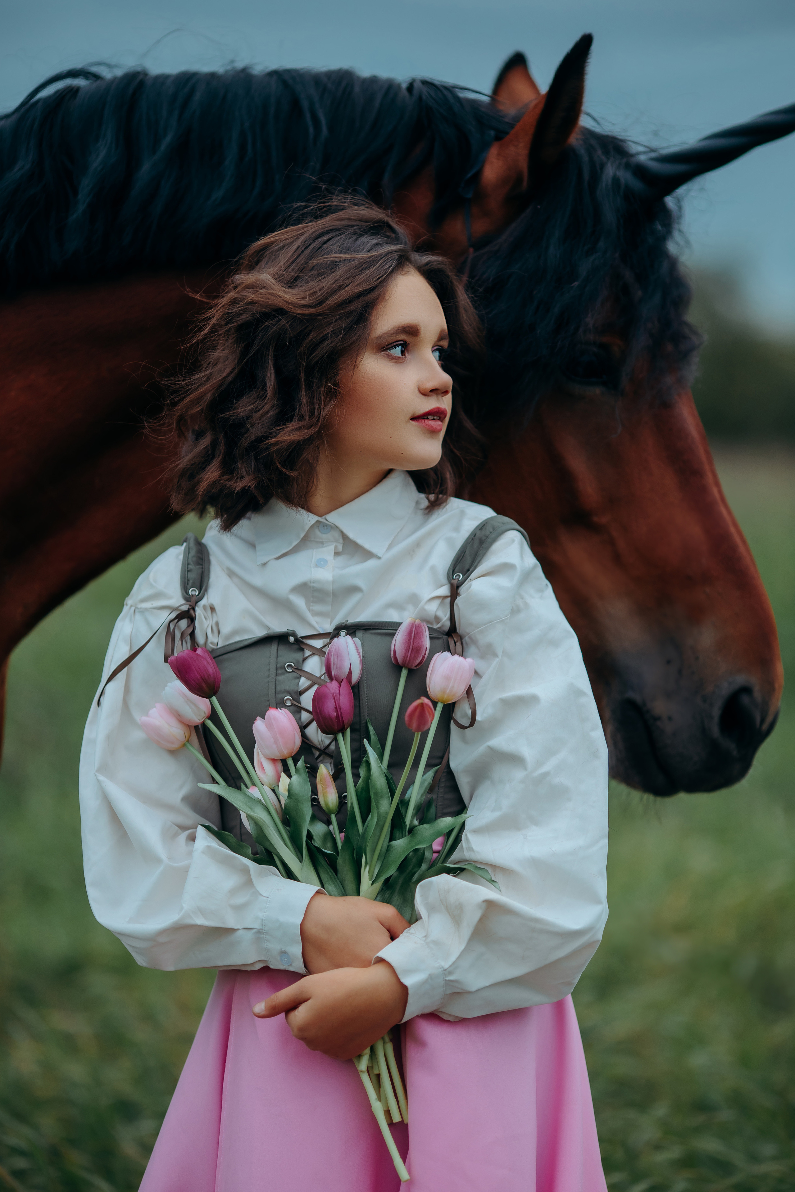 Женственность. Анна Молчанова конный фотограф в Тюмени | фотосессии с лошадьми Тюмень