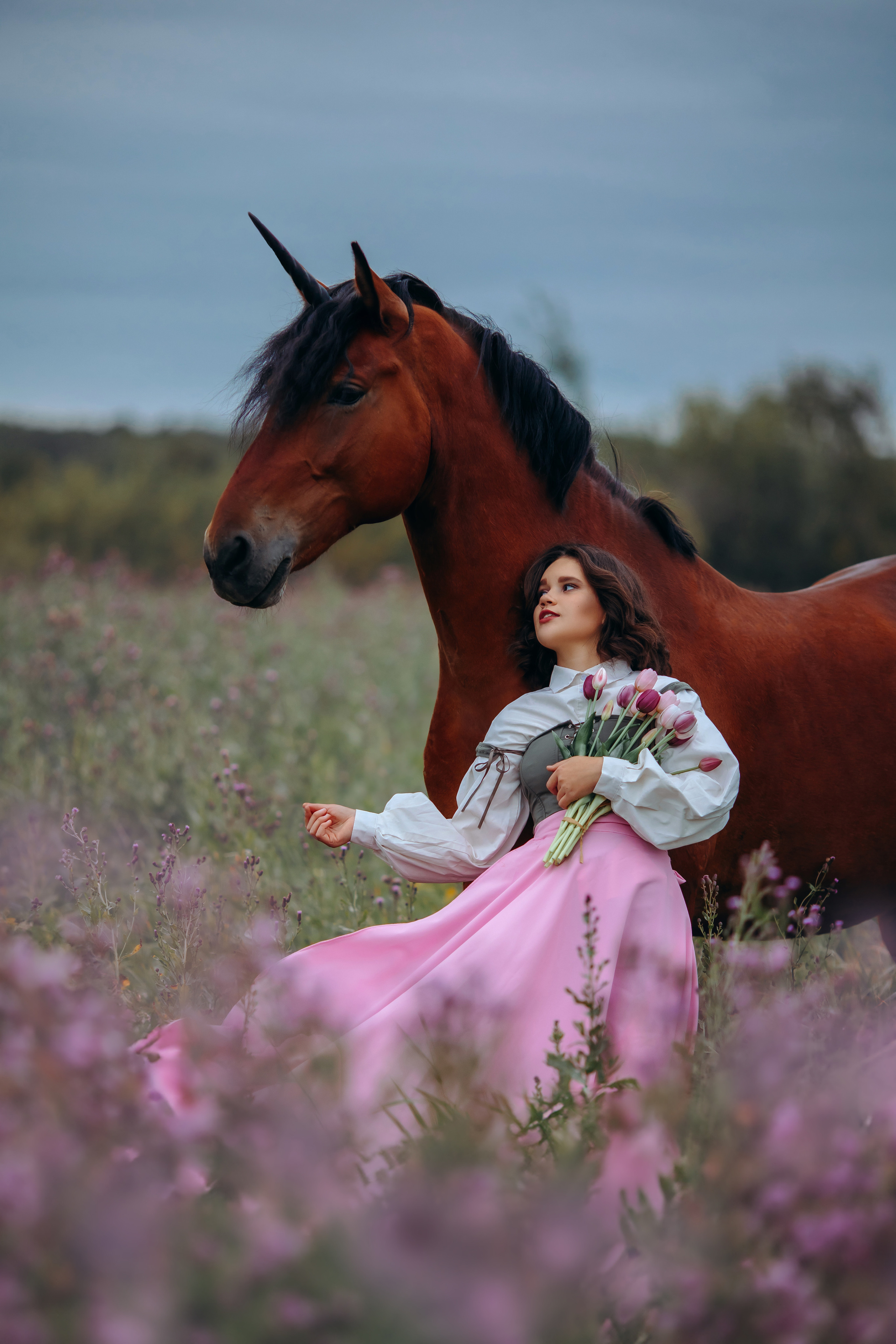 Женственность. Анна Молчанова конный фотограф в Тюмени | фотосессии с лошадьми Тюмень