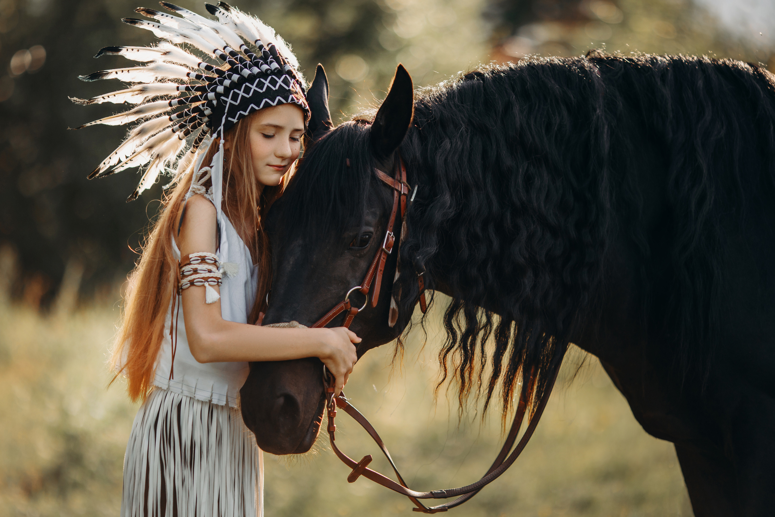 Индейцы. Анна Молчанова конный фотограф в Тюмени | фотосессии с лошадьми Тюмень