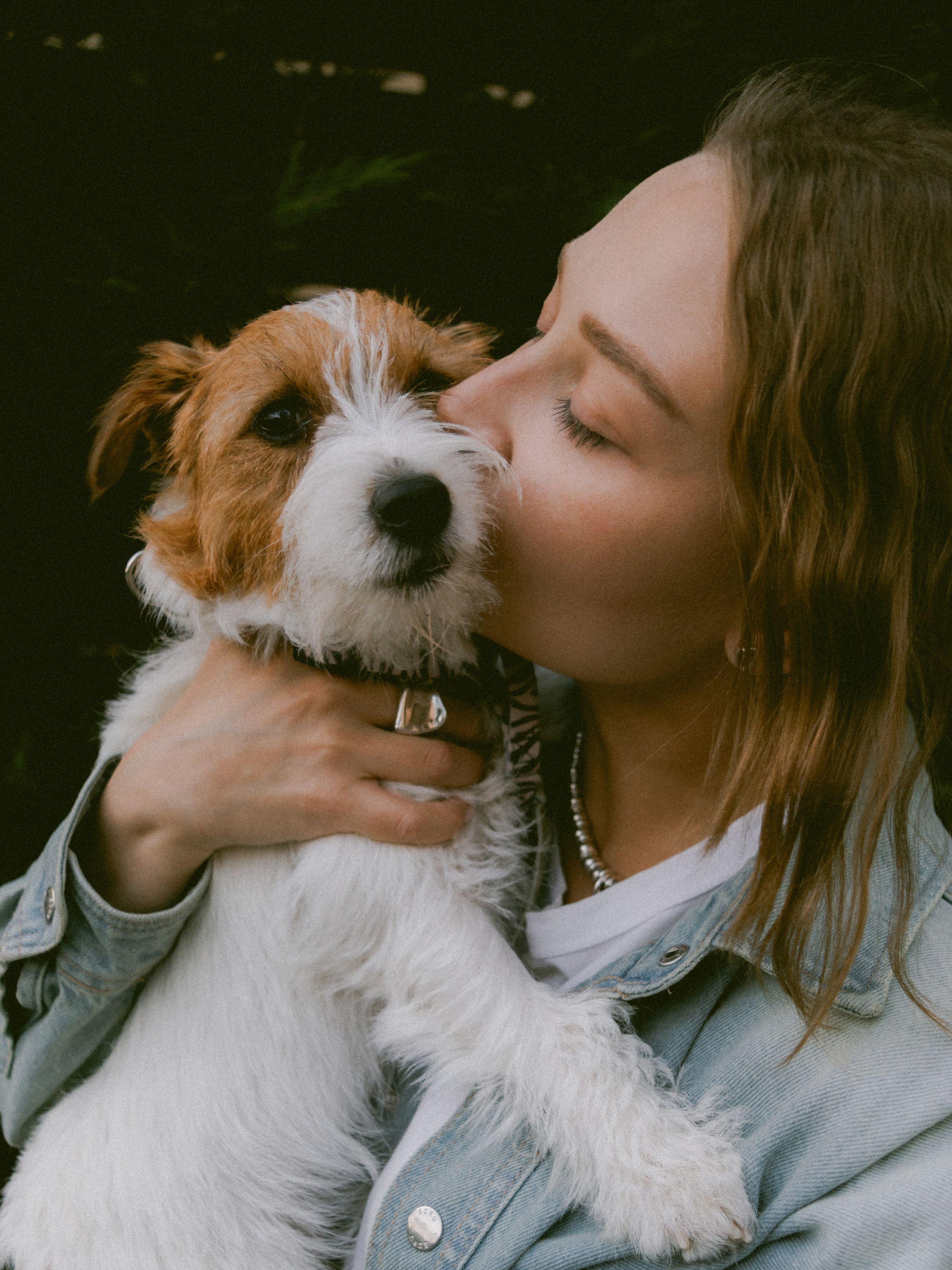 Фотосессия с собакой ко дню рождения. Таня и Ева. Портретный и лавстори фотограф в Стерлитамаке Альбина Шарт