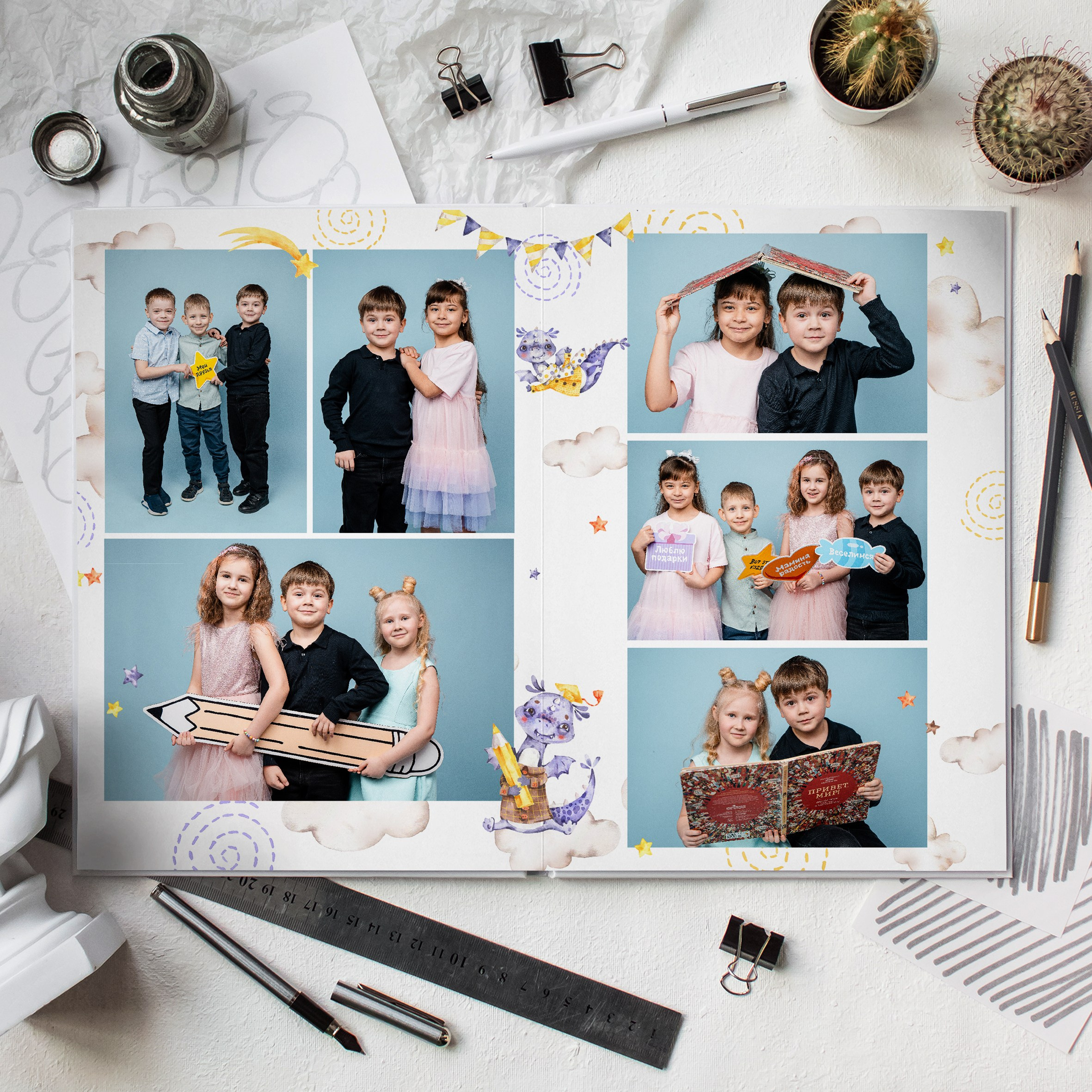 Выпускные альбомы. Детский сад. Фотограф Ольга Шупель
