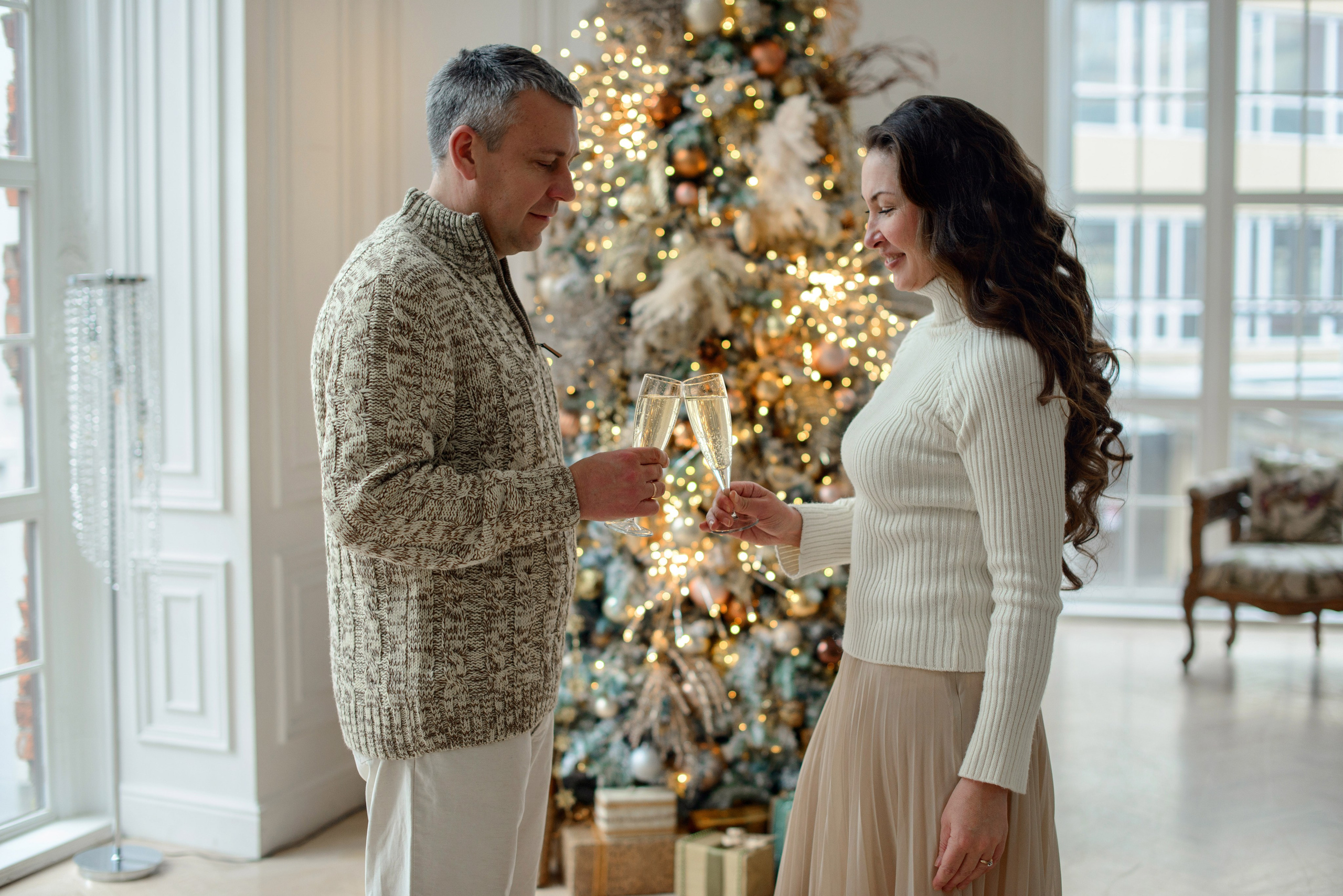 Family , Studio photo shoot at Christmas time