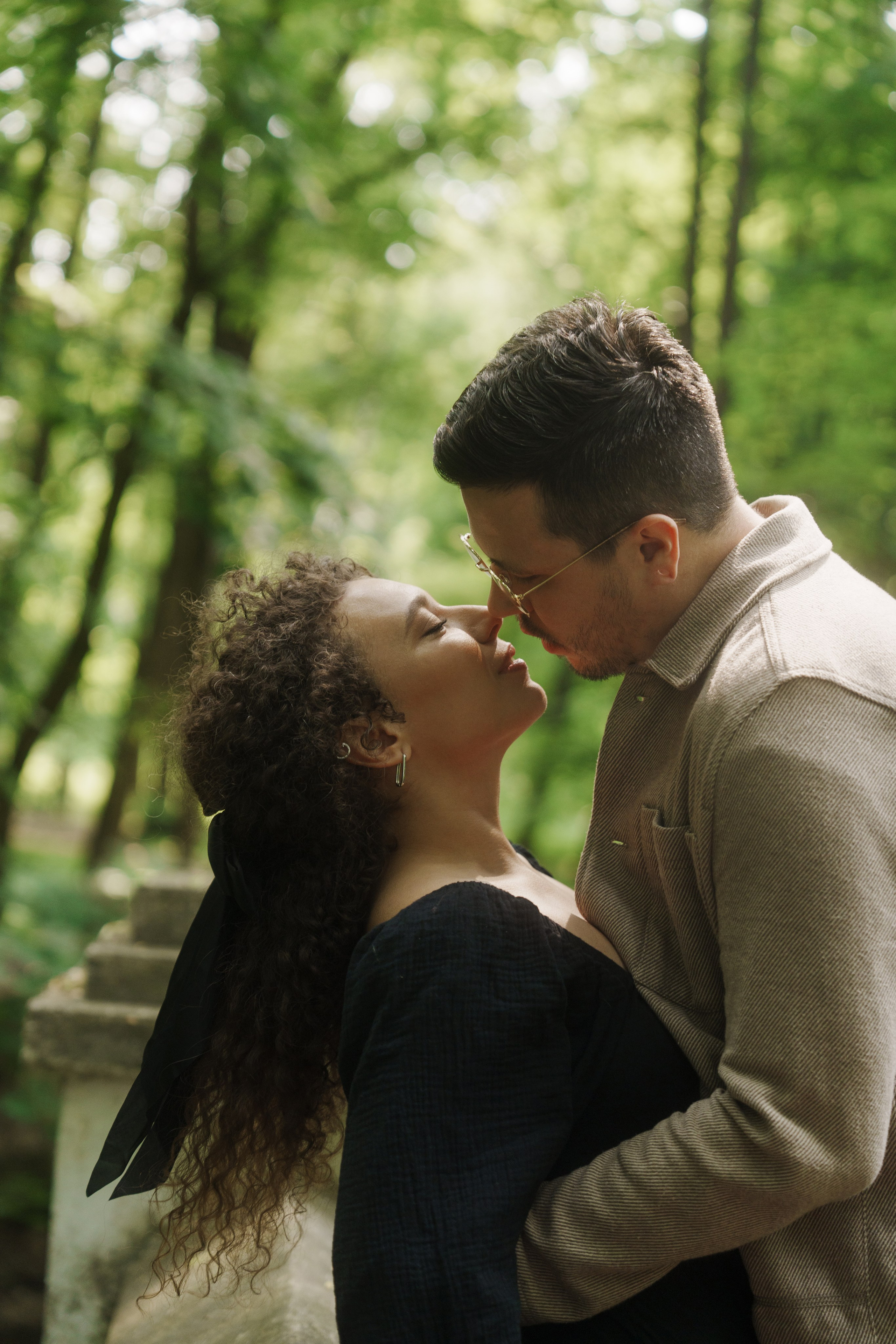 Love Story Олега и Майи в Московском парке. Саша Потапкин Фотограф. Сочи, Екатеринбург, Москва