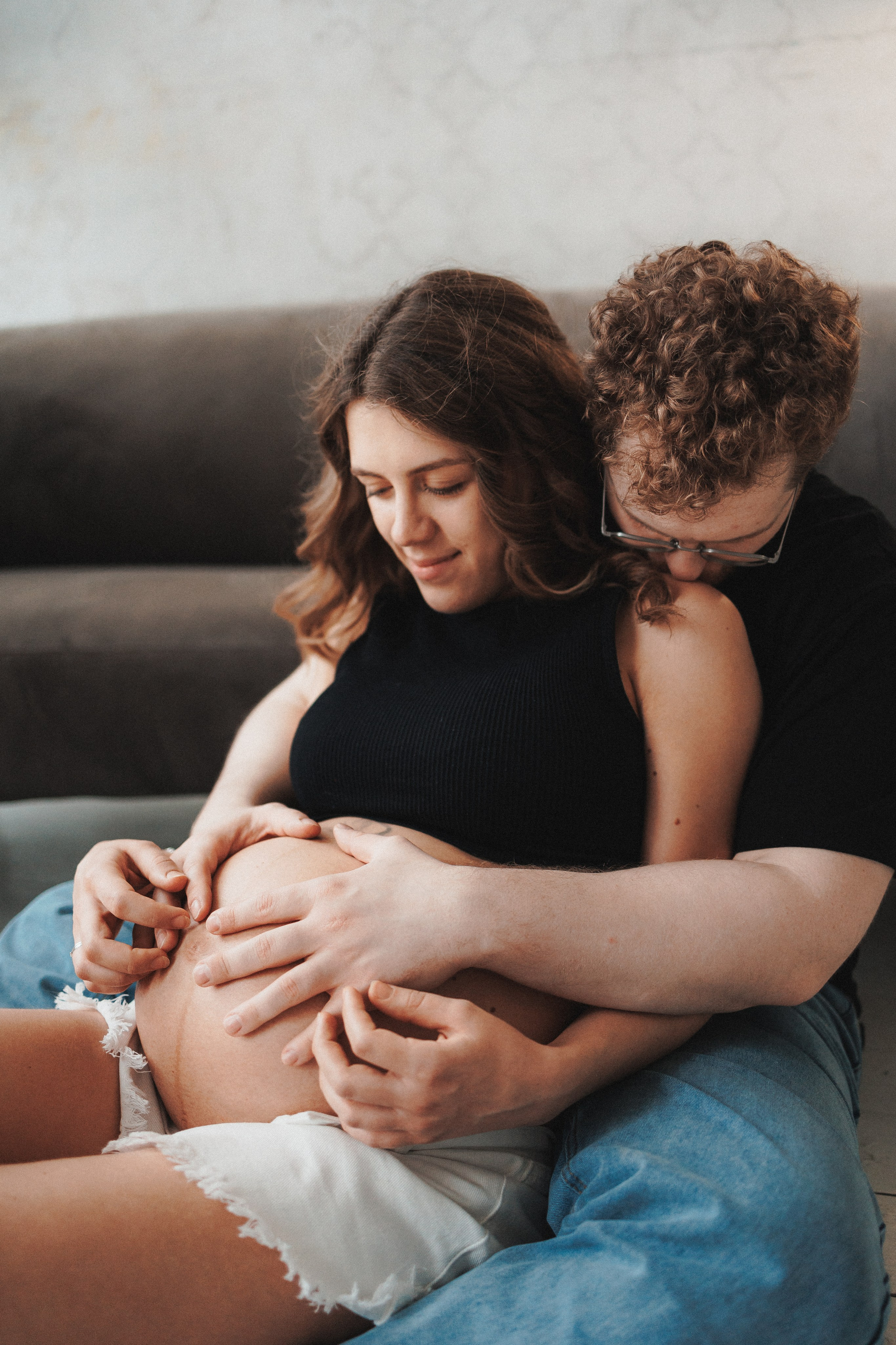 Любовь — это когда ты под сердцем носишь его ребенка. Фотограф Москва Светлана Кирюшина