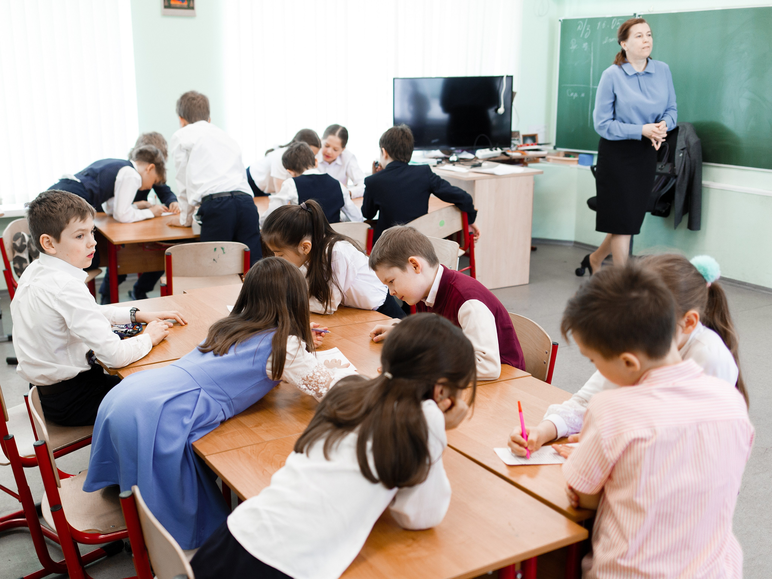 Школьная фотосъемка 3-го класса. Репортажный фотограф Борис Геер