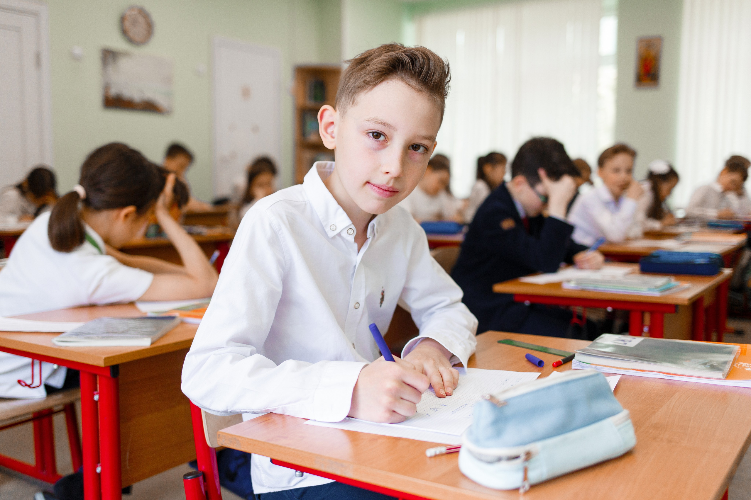 Школьная фотосъемка 3-го класса. Репортажный фотограф Борис Геер