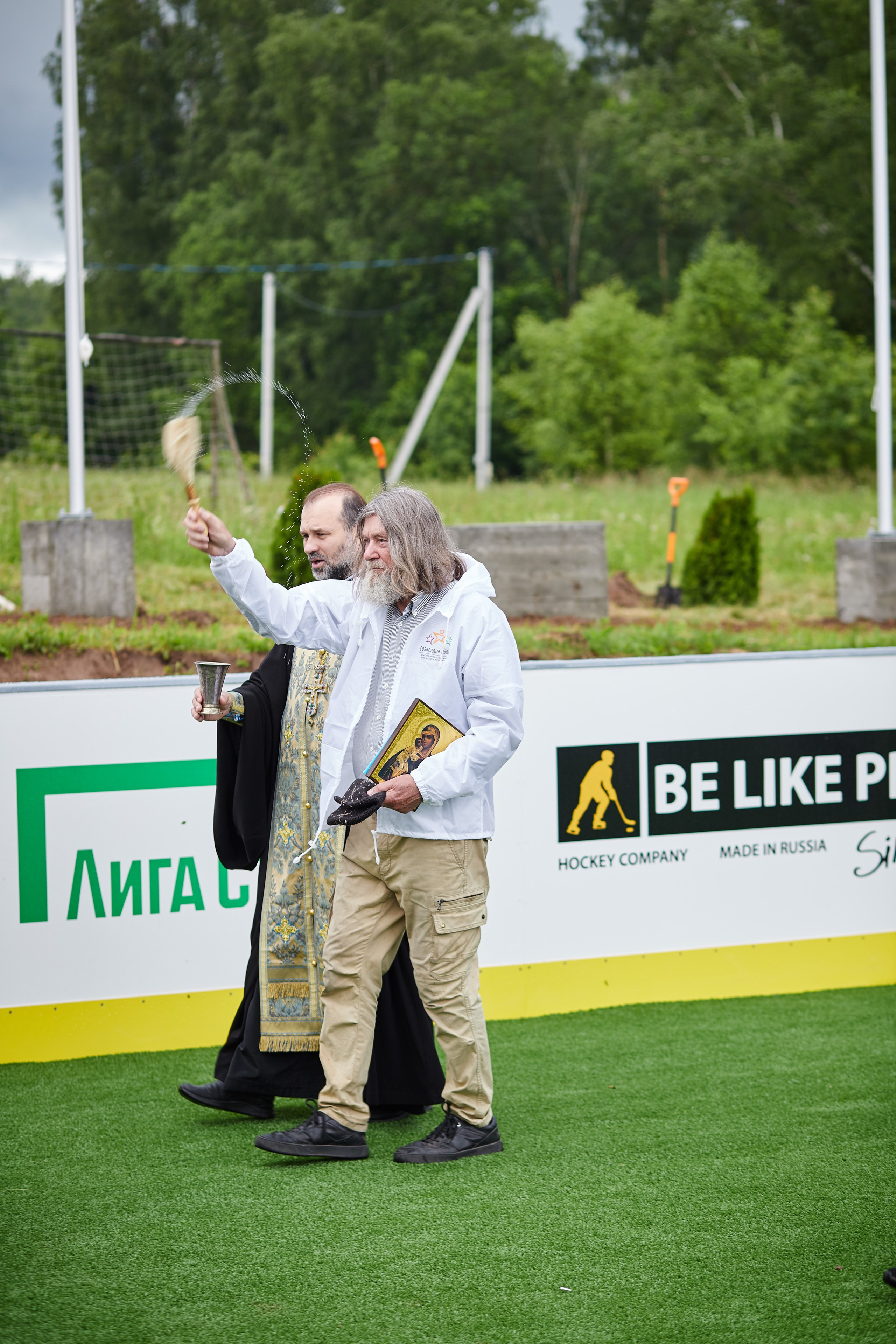 Открытие хоккейной площадки с Федором Конюховым. Репортажный Фотограф