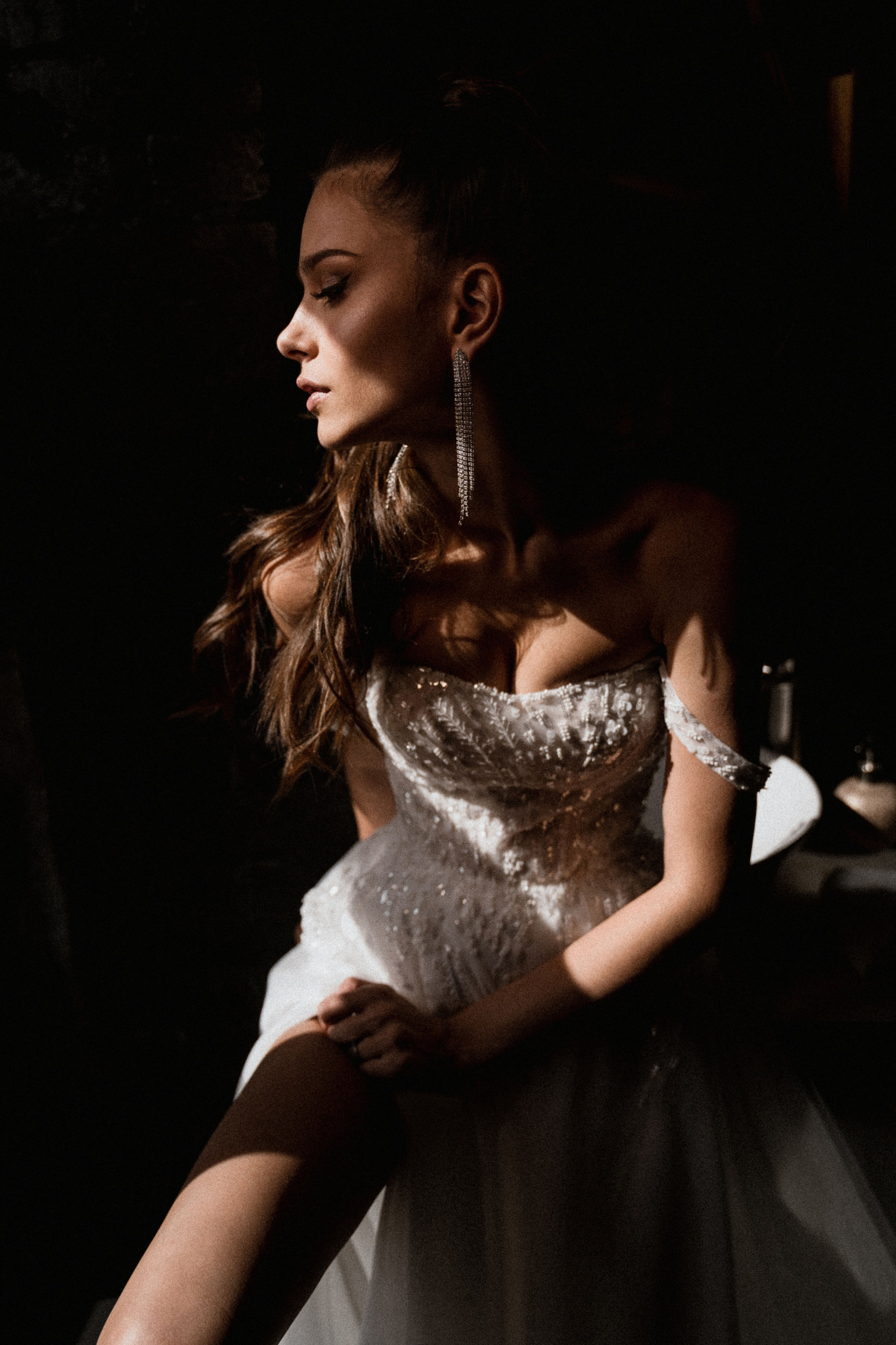 Фотосессия в образе «утро невесты» для Анастасии. Свадебный и портретный фотограф Клипа Максим