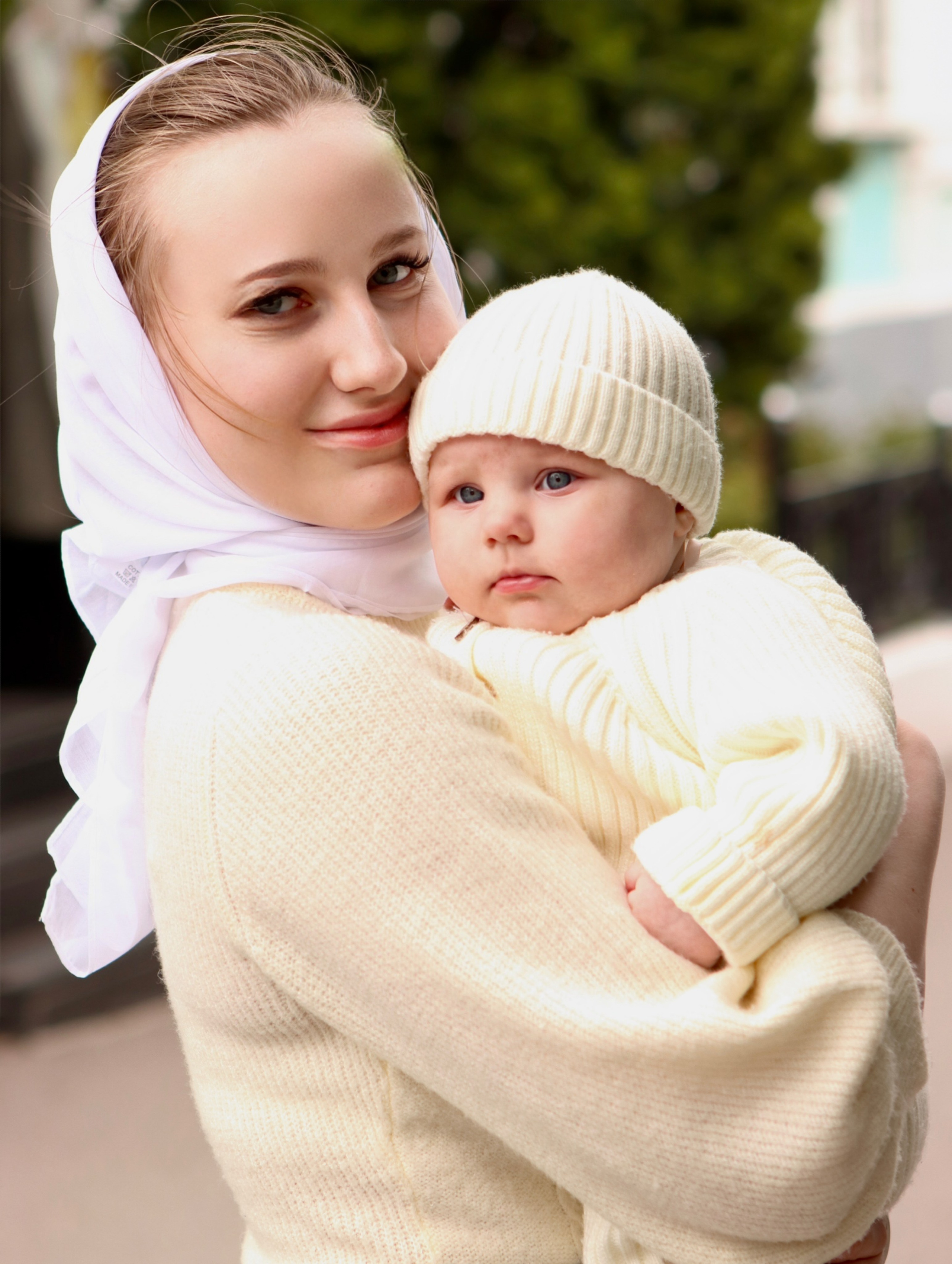 Анастасия и Вадим — крещение Виктории. Фотограф в Курске Смирнов Евгений