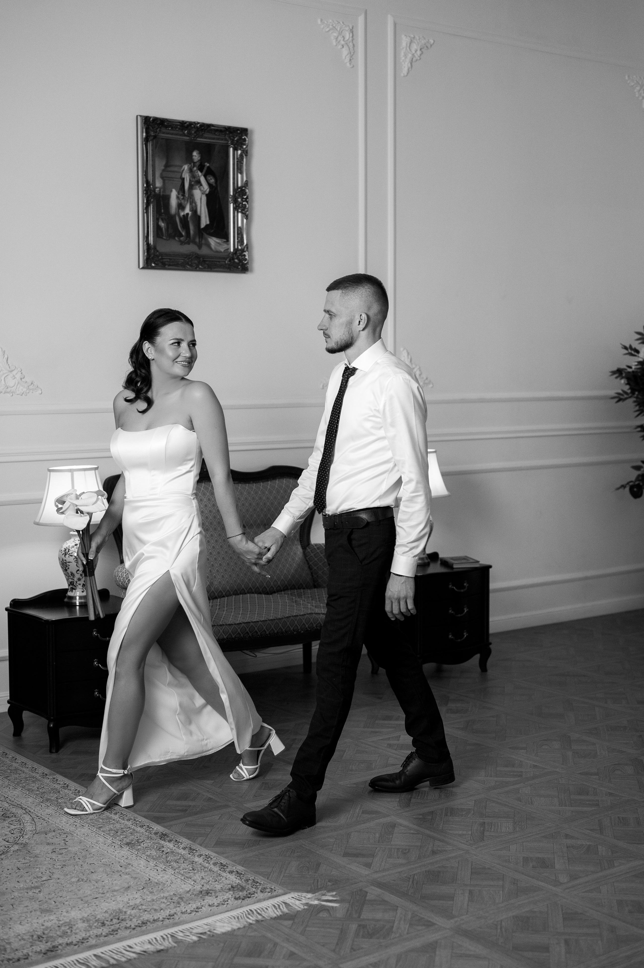 Свадебная фотосессия в студии. Свадебный и семейный фотограф в Краснодаре Алина Мельник