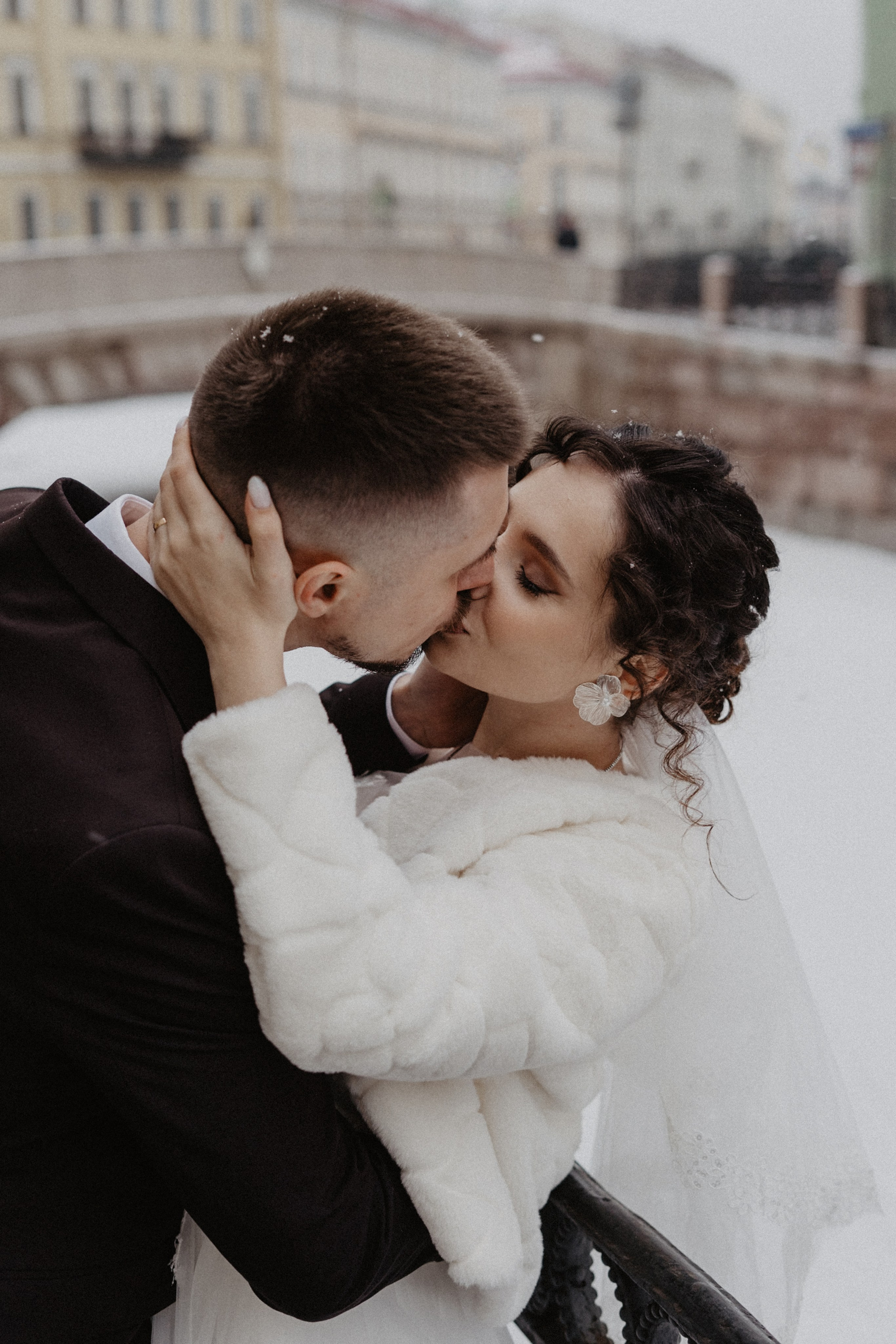 Ангелина & Антон | Пока идет снег. Контент фотограф в Санкт-Петербурге | Дина Альбур