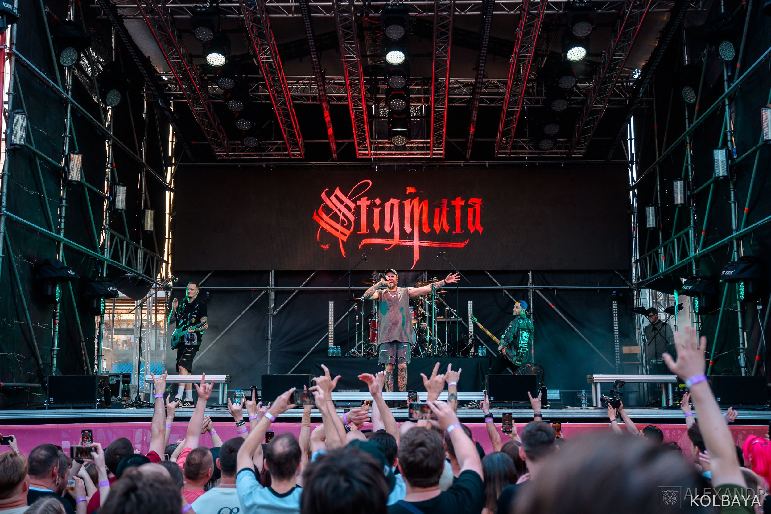 Концерт Stigmata на Red Summer (09.07.2025). Концертный и театральный репортажный фотограф в Москве Александр Колбая