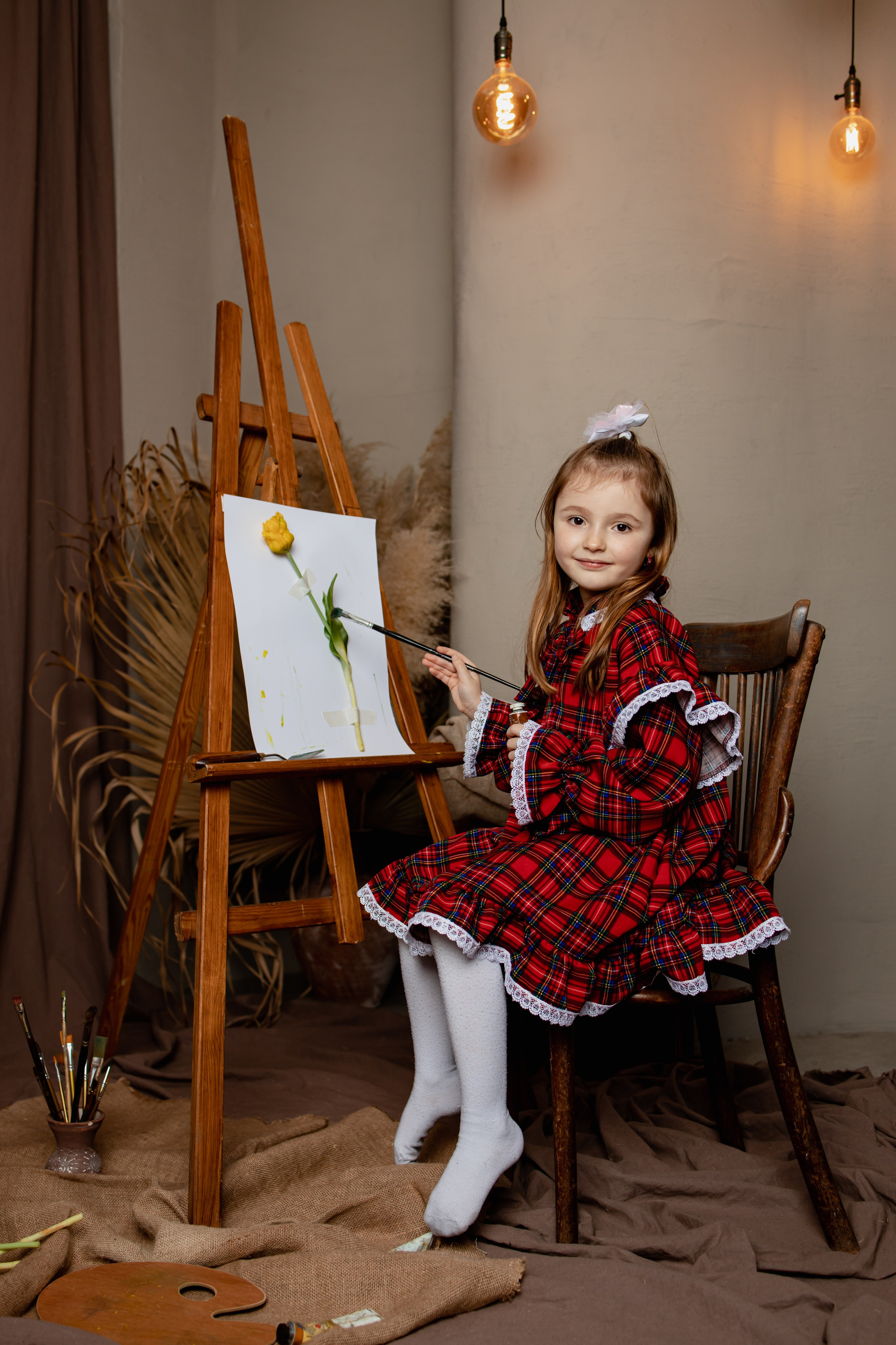 Семейная фотосессия (Весна в студии). Свадебный фотограф Краснодар Инна Кириенко