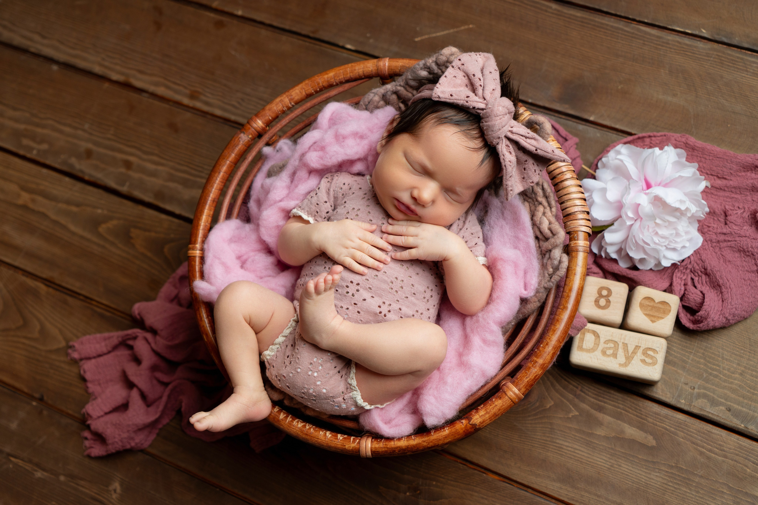 Newborn — девочки. Фотосессия беременности в Барнауле