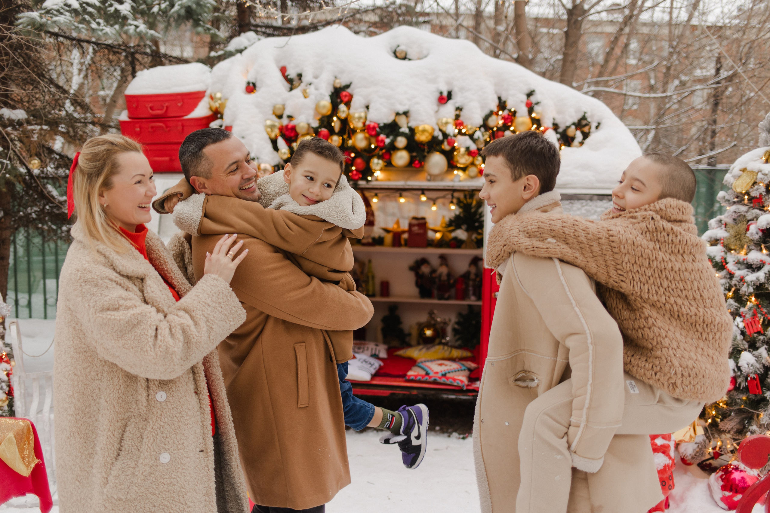 Эдик Карина и дети. Семейный и детский фотограф в Москве Кузьмина Мария