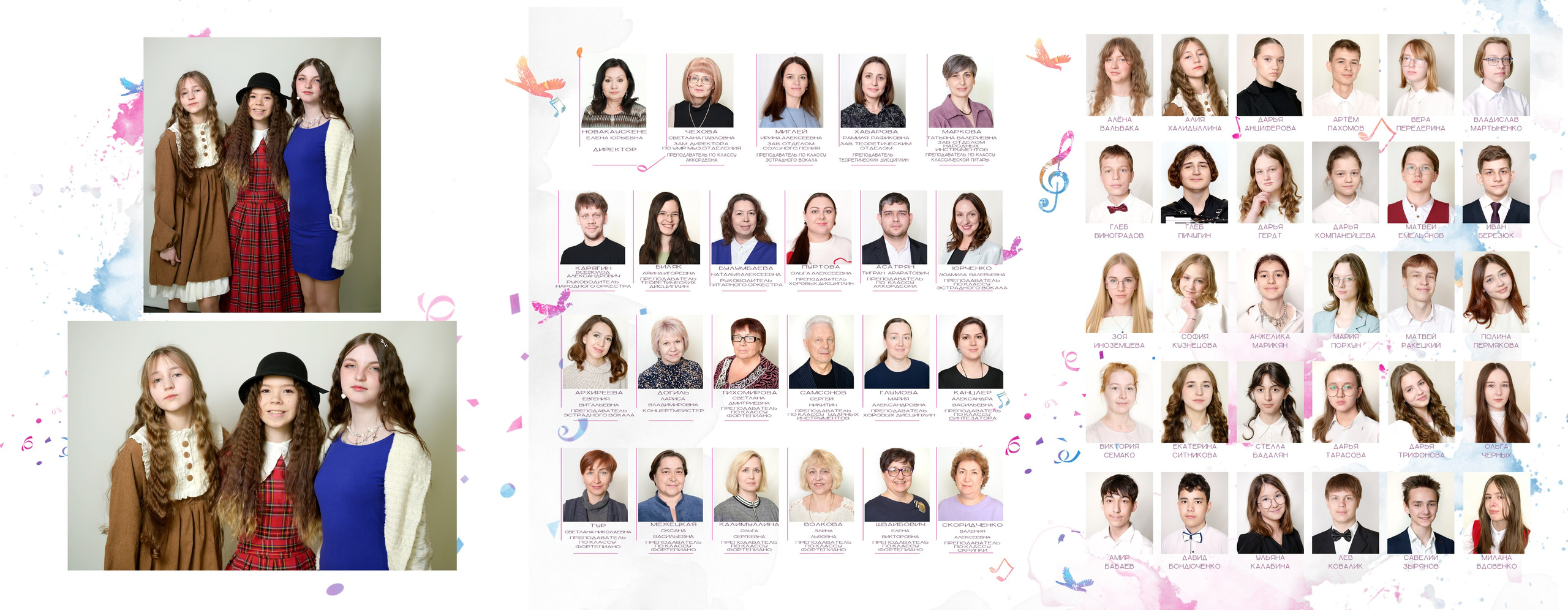 Выпукные альбомы МАУ ДО «ДШИ «ГАРМОНИЯ» 2025. Фотограф новорожденных, семейный детский в Тюмени Татьяна Морозова