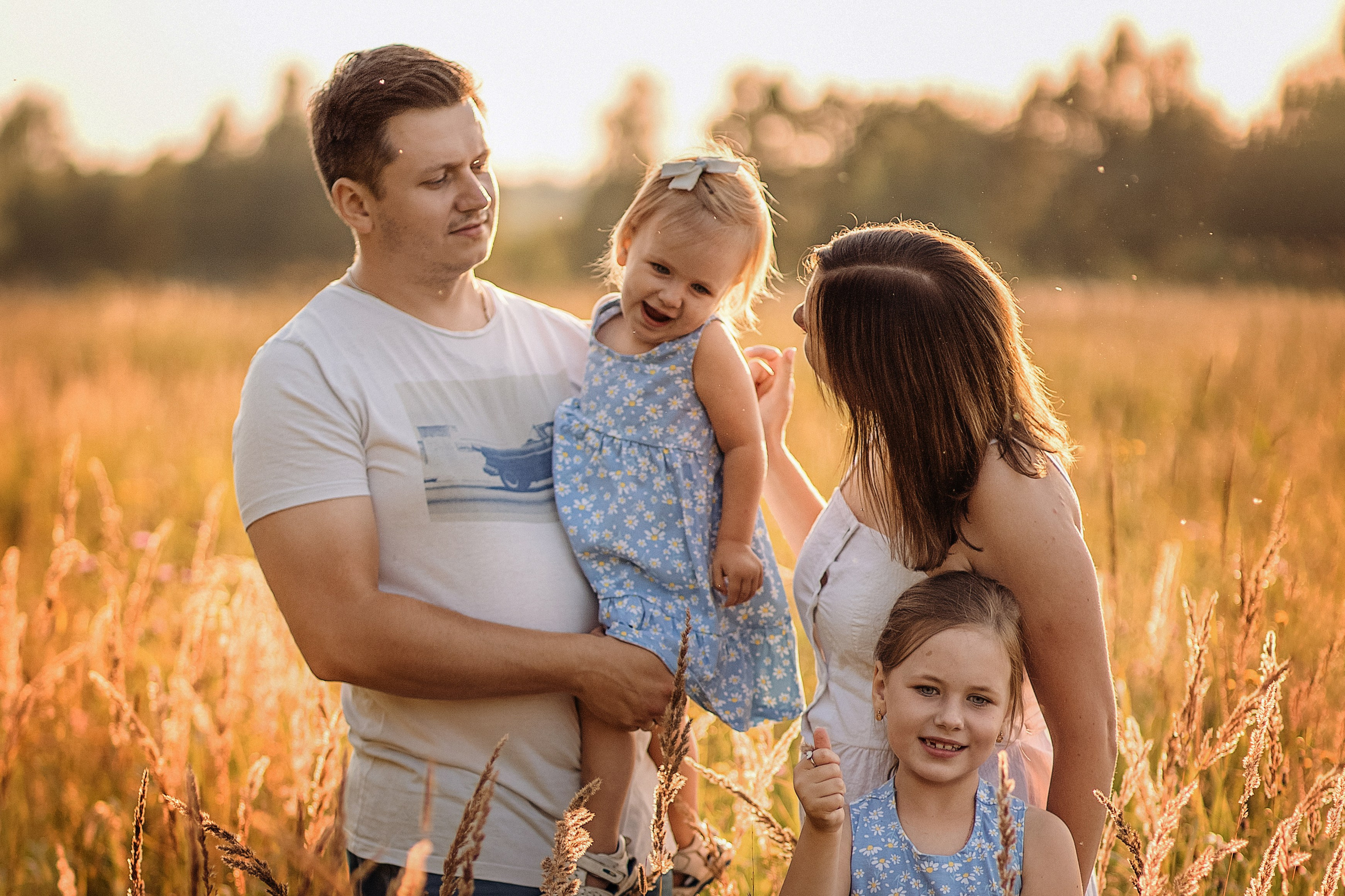На закате. Семейный и детский фотограф В Москве Парамонова Екатерина