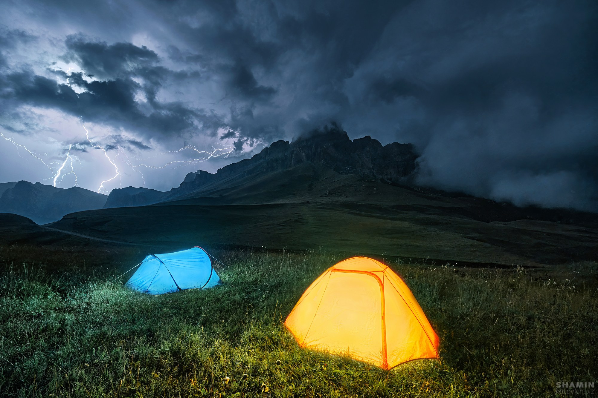Пейзажи Кавказа: Домбай, Эльбрус, Кисловодск, Минеральные Воды, горы и ледники. Ночной и арт-пейзаж, светопись и атмосфера Кавказа. Фотограф Константин Шамин