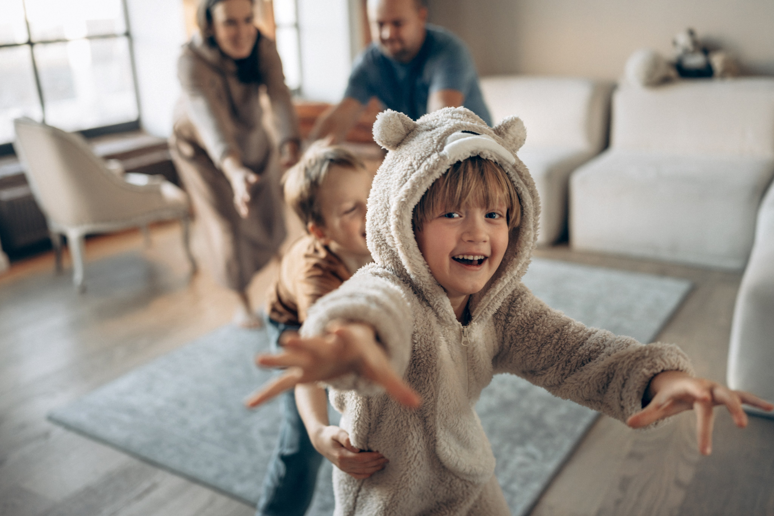 Семейная фотосессия в студии. Детский, семейный и ньюборн фотограф в Москве Юлия Шуарт