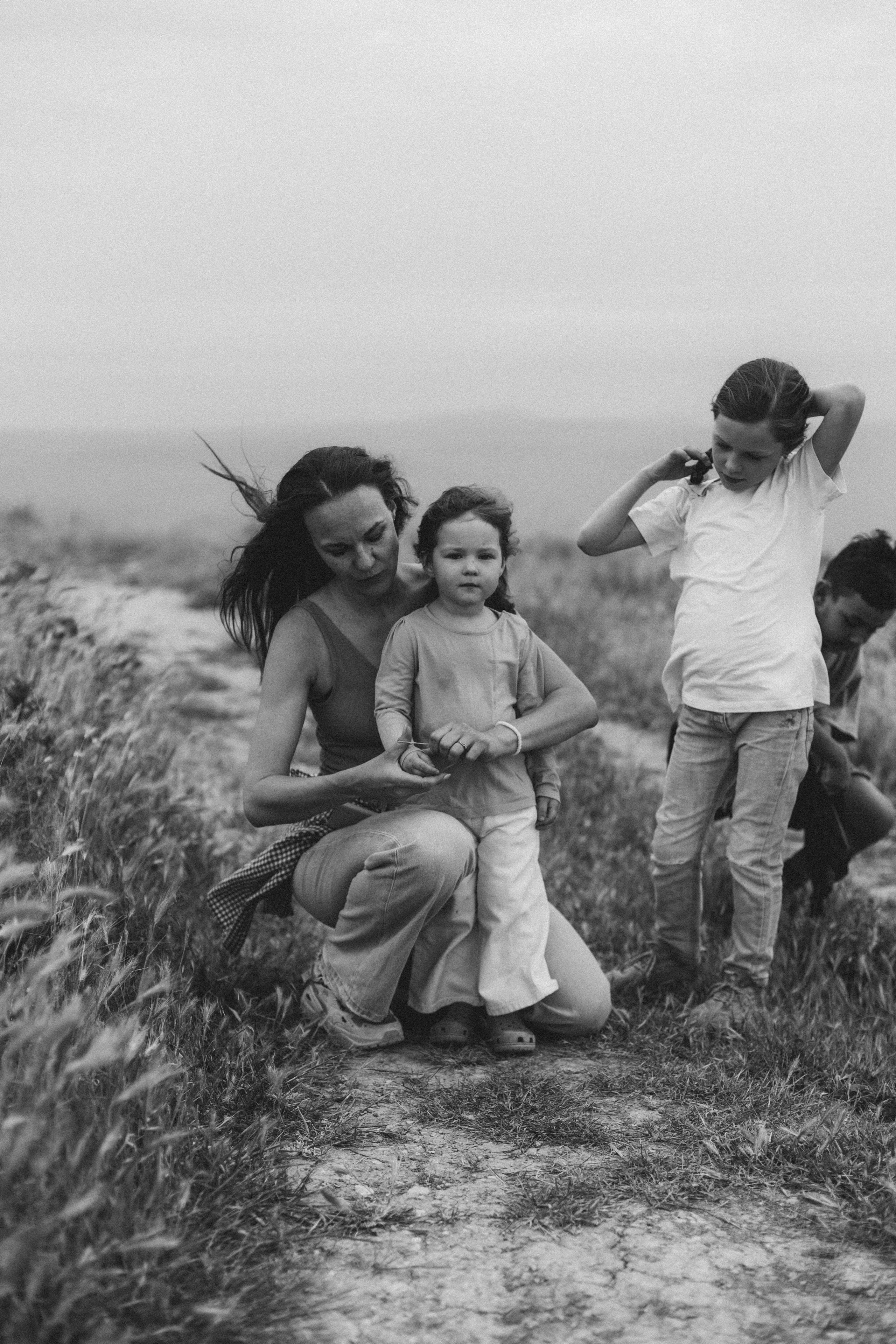 Лена, Ира, Лейла, Ника, Адам и Ария. Семейный фотограф Анапа