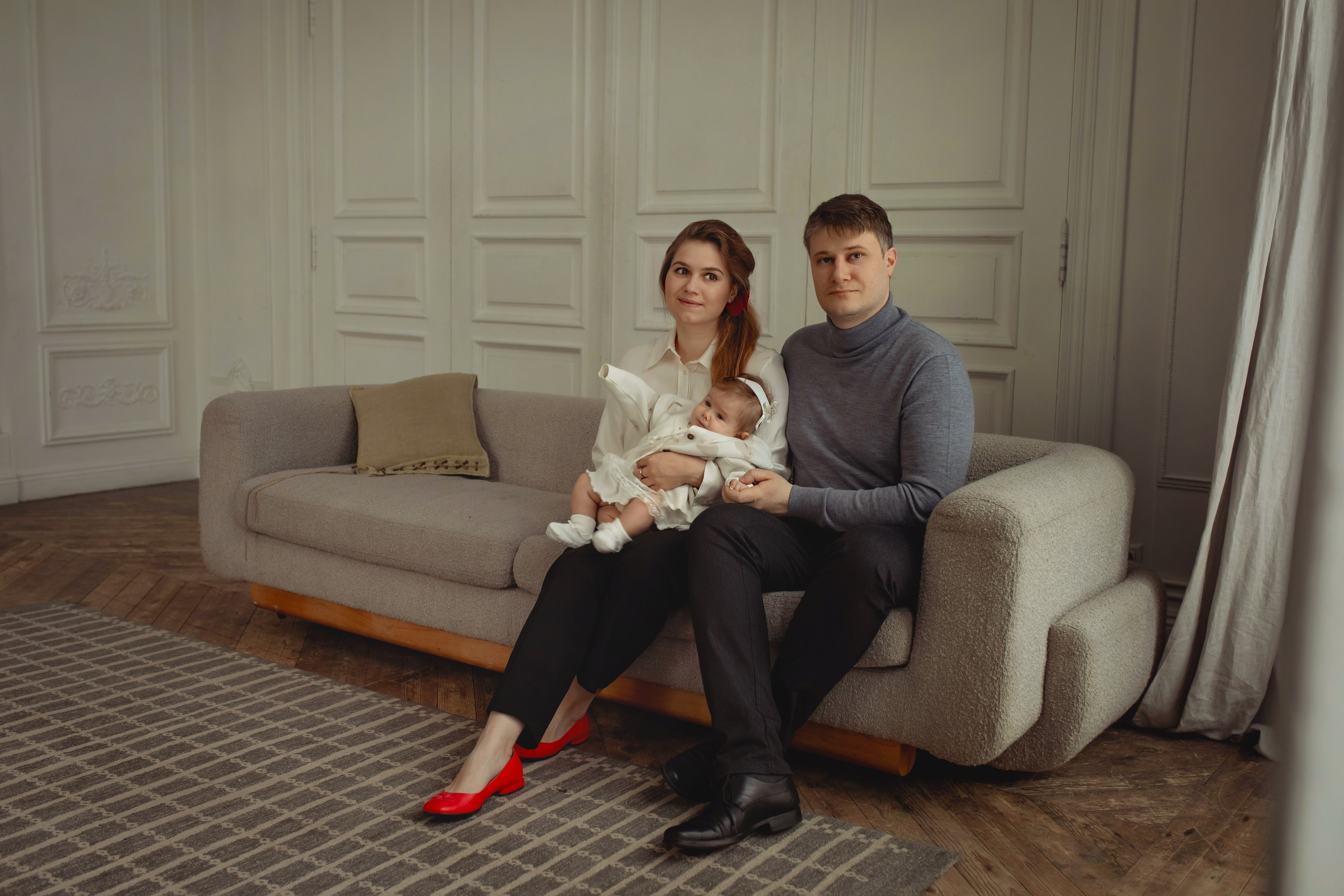 Семейная съемка в студии. Семейный и детский фотограф в Москве Дорогова Екатерина
