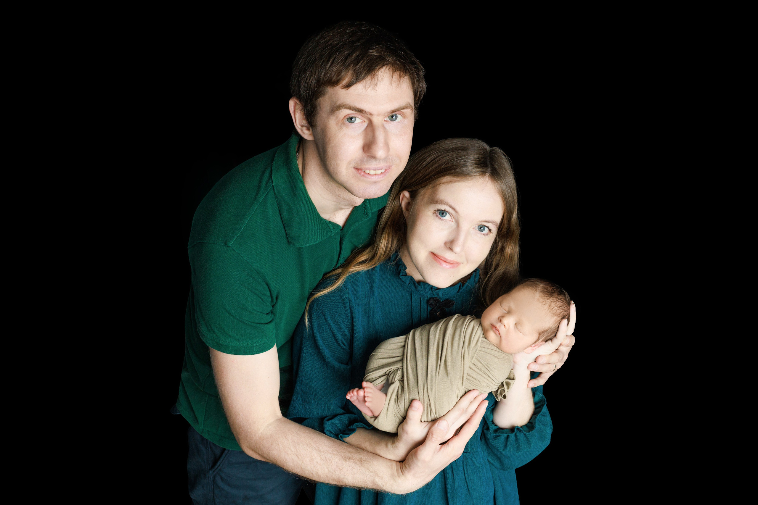 С родителями. Фотограф новорожденных в Перми Татьяна Новикова