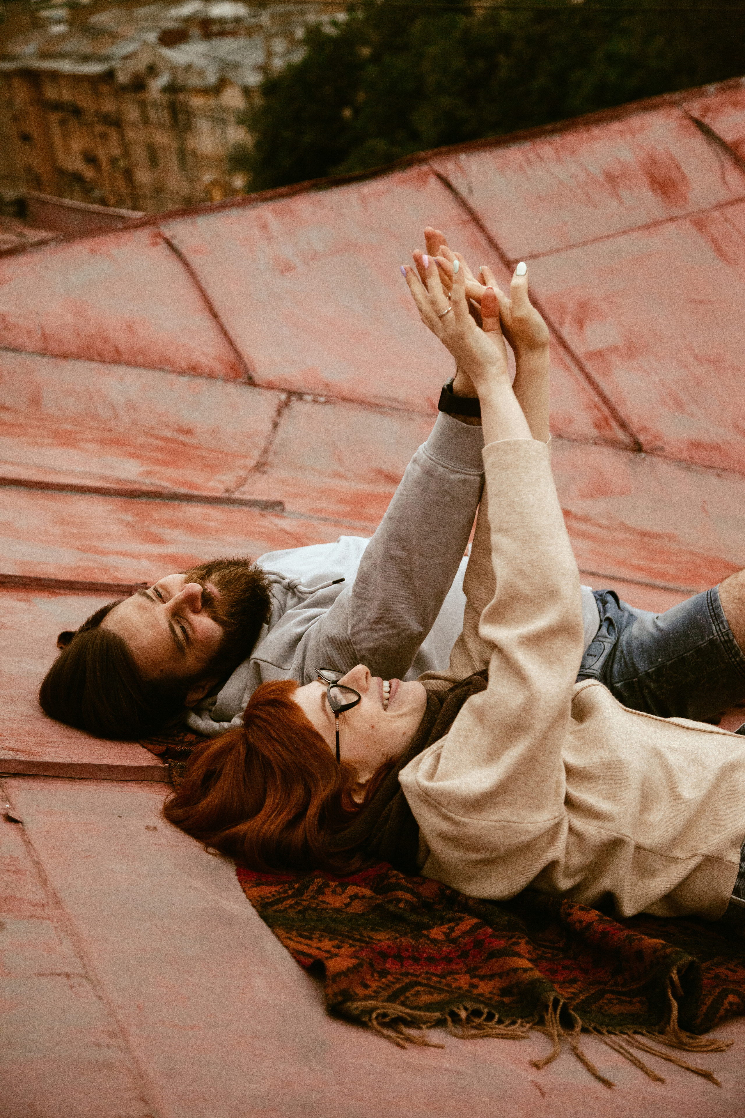 Вика, Саша и крыша. Фотограф в Тбилиси Наталья Фомина