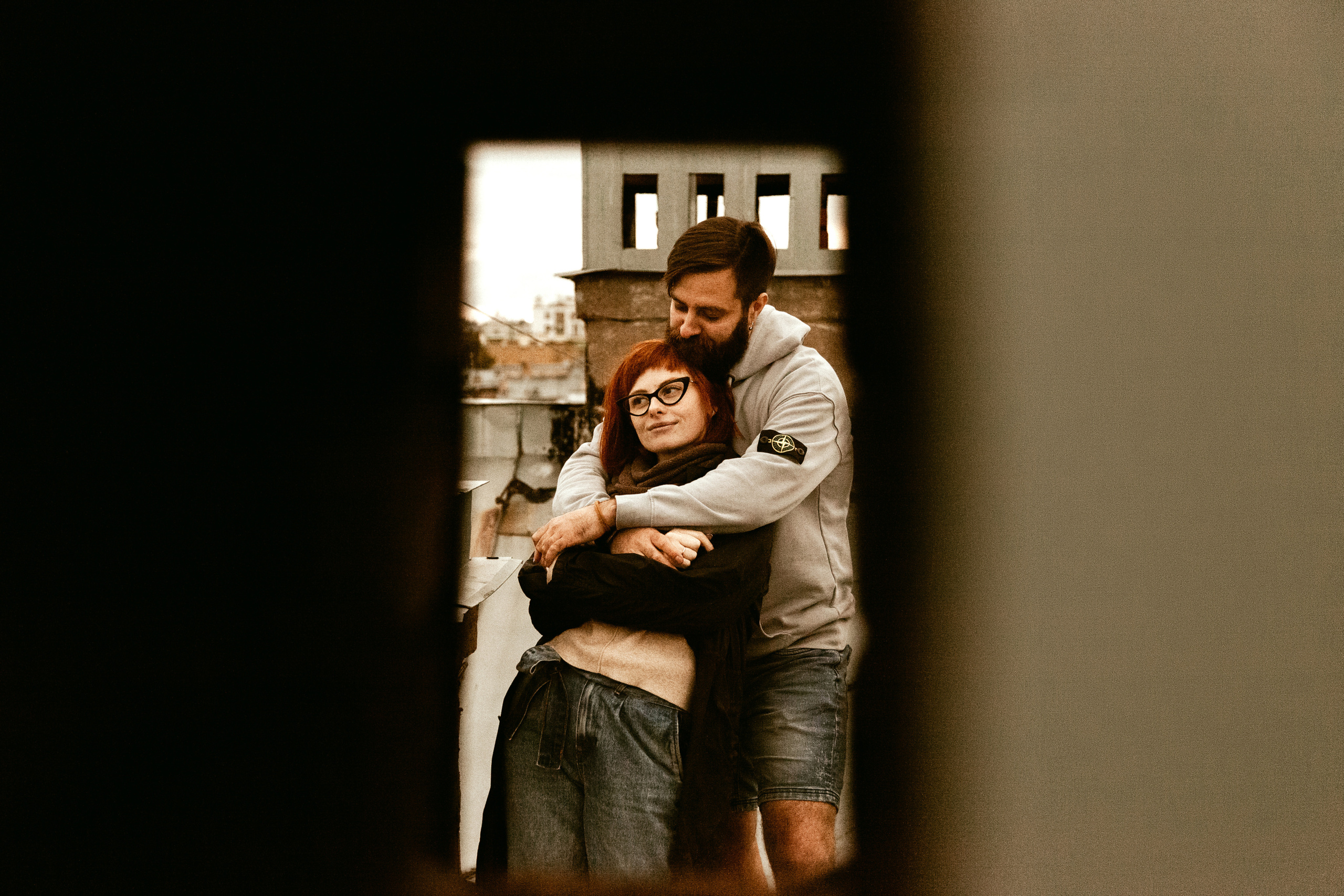 Вика, Саша и крыша. Фотограф в Тбилиси Наталья Фомина