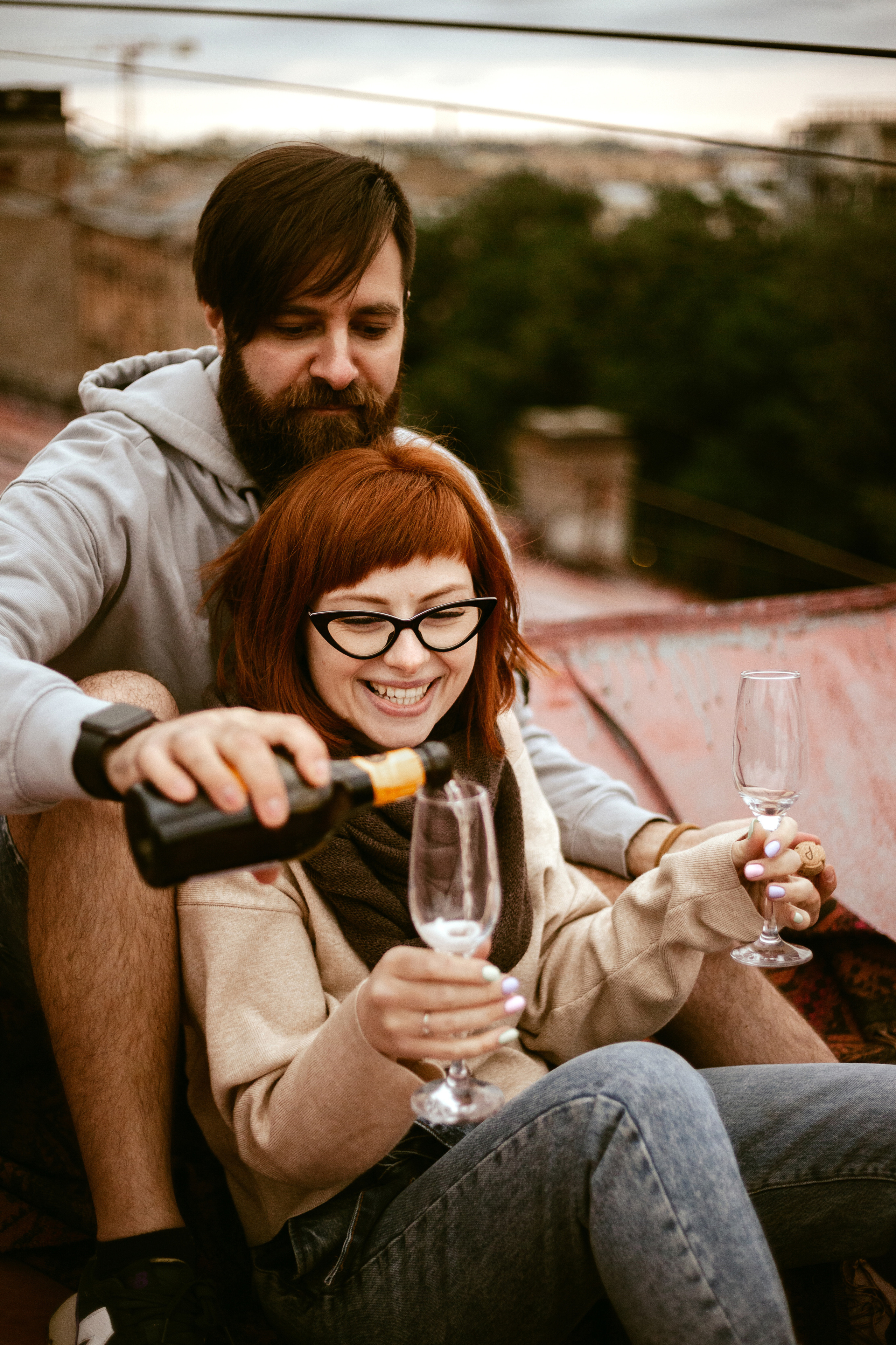Вика, Саша и крыша. Фотограф в Тбилиси Наталья Фомина