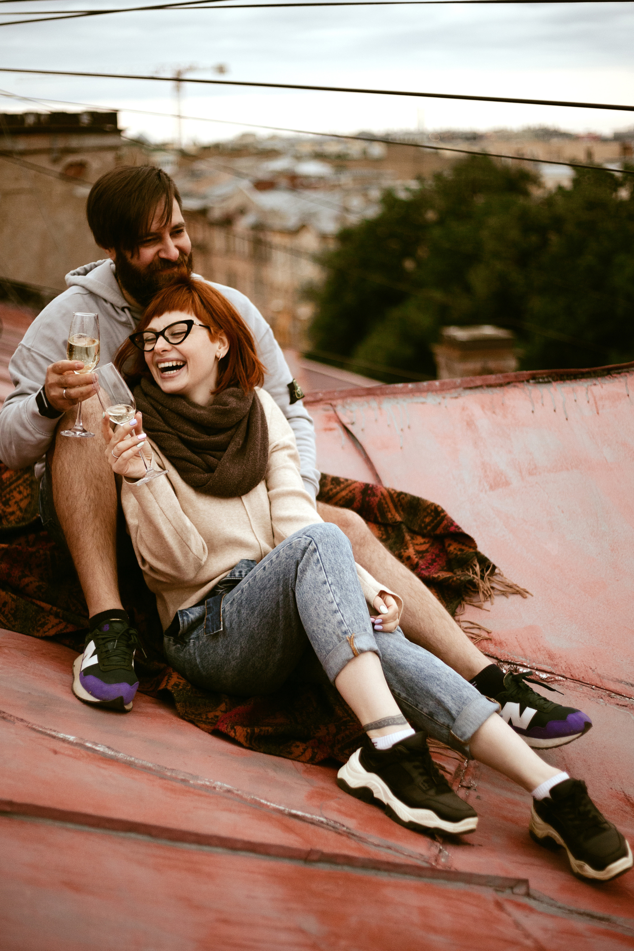 Вика, Саша и крыша. Фотограф в Тбилиси Наталья Фомина