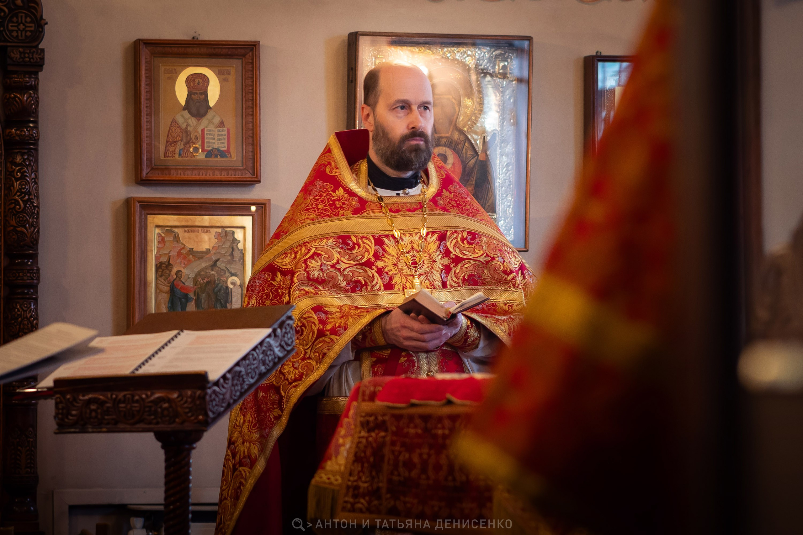 Храм Преображения Господня в Богородском. Антипасха. Антон и Татьяна Денисенко — В храме