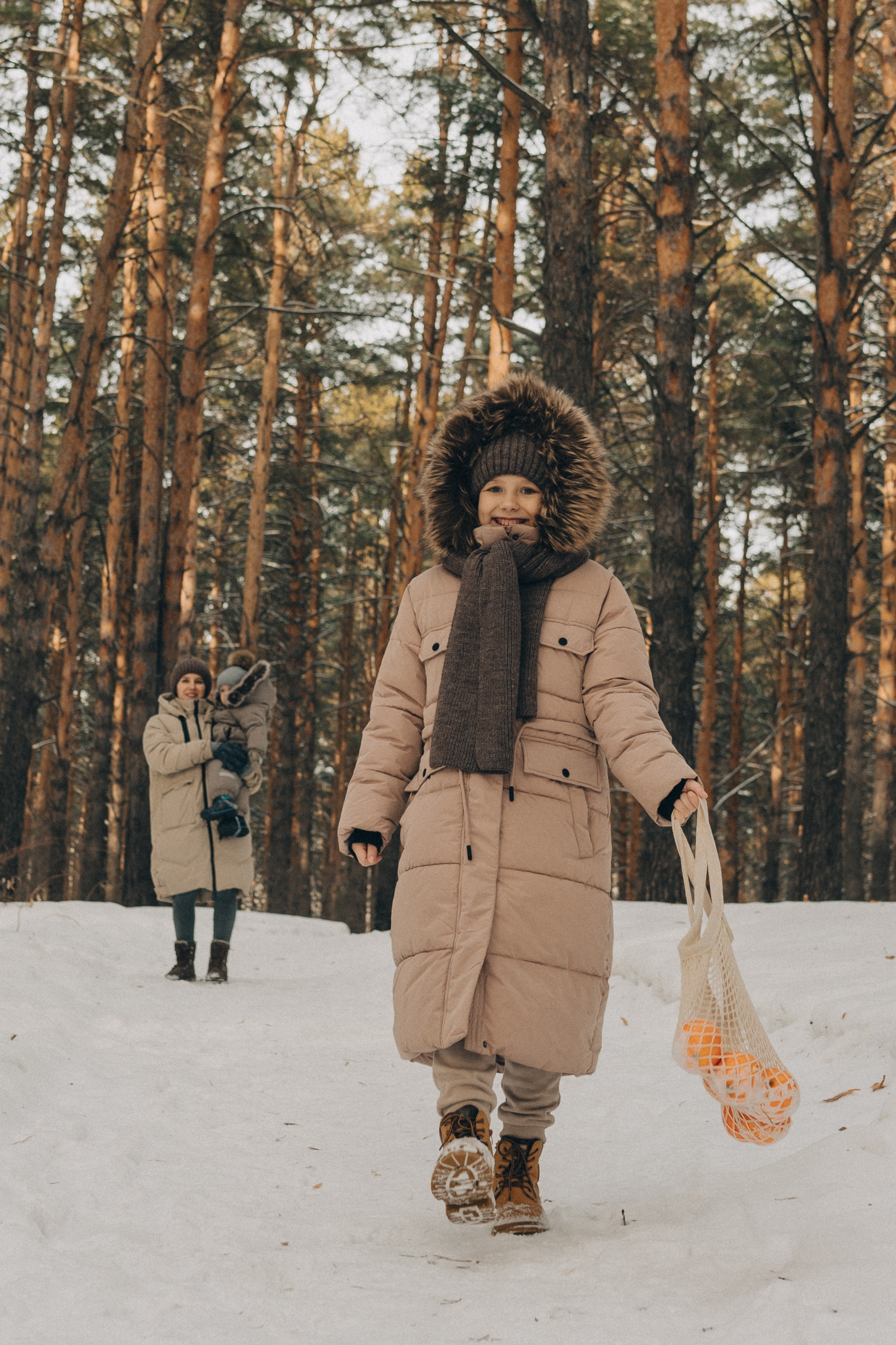 Зима. Креативный фотограф в городе Тюмень