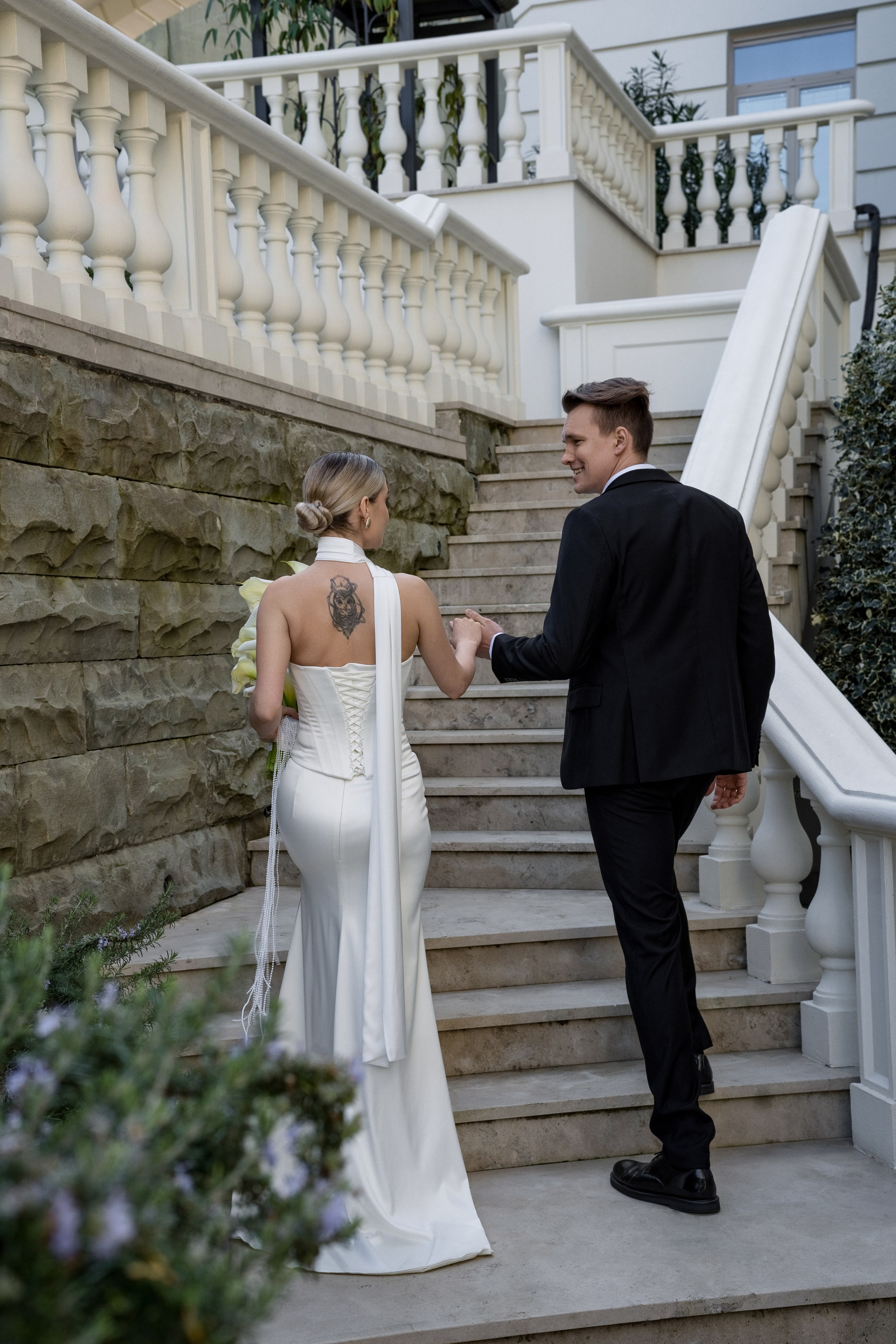 Свадебная прогулка Сергея и Елены в Сочи. Профессиональный Фотограф в Сочи Марина Ситкина