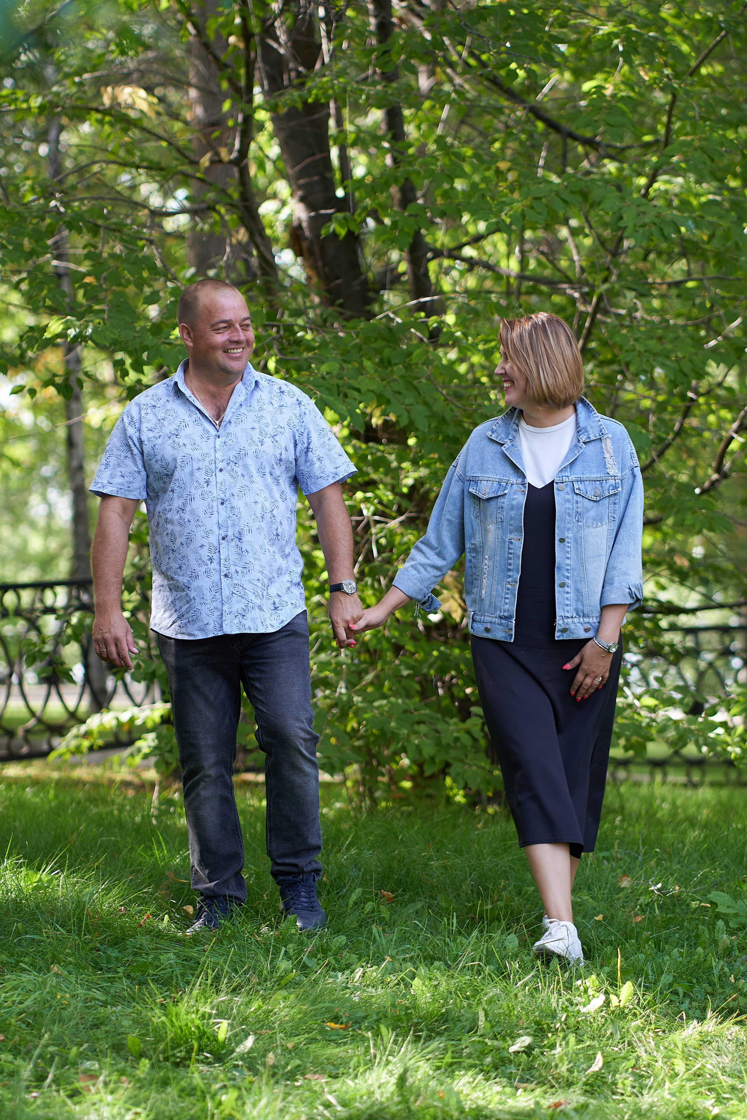 Прогулка с семьёй. Анна Катасонова