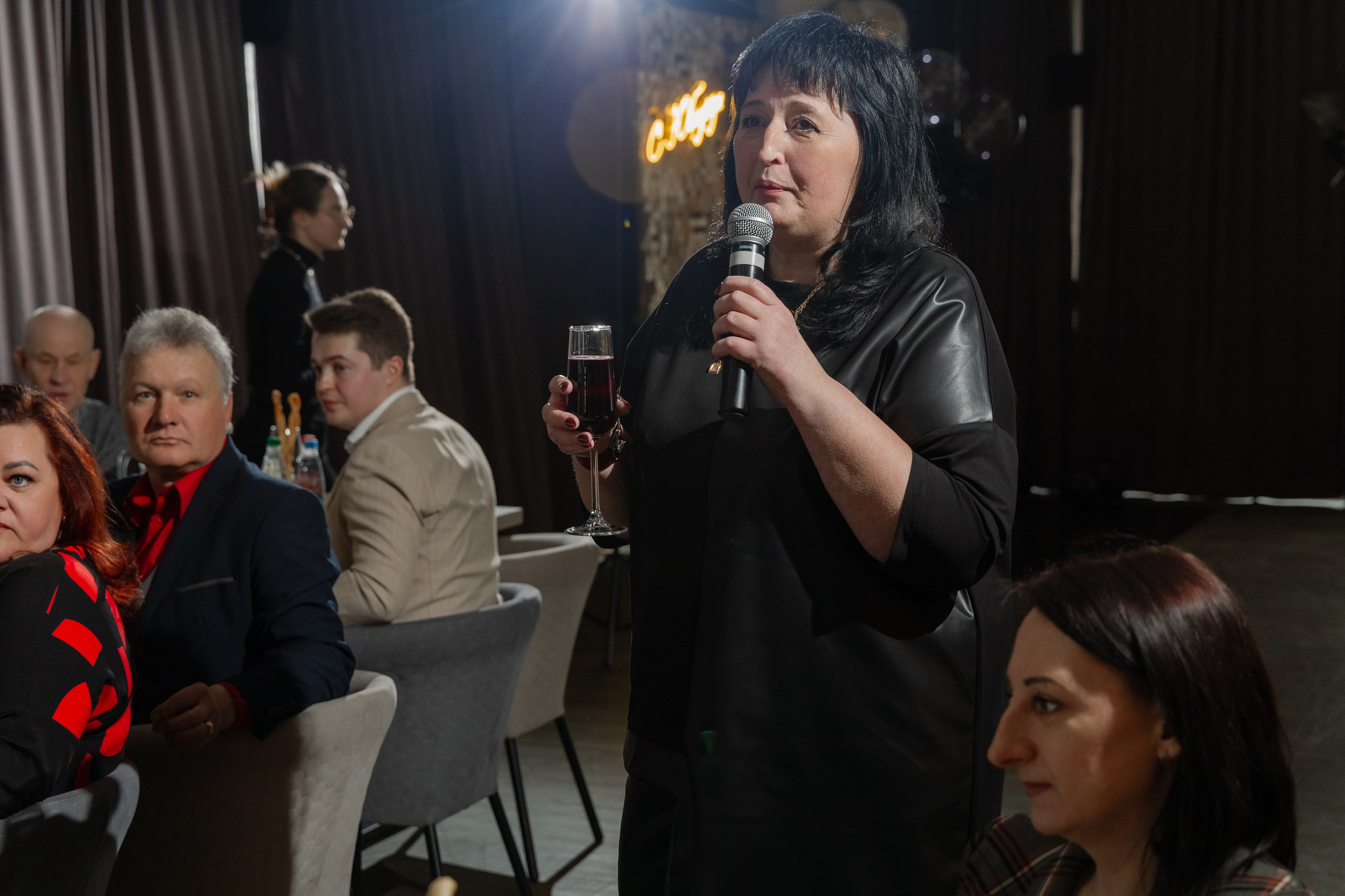 Фотосъемка юбилея в кафе BALDENINI в Минске. Свадебный фотограф в Минске/Беларуси Сергей Спиридонов