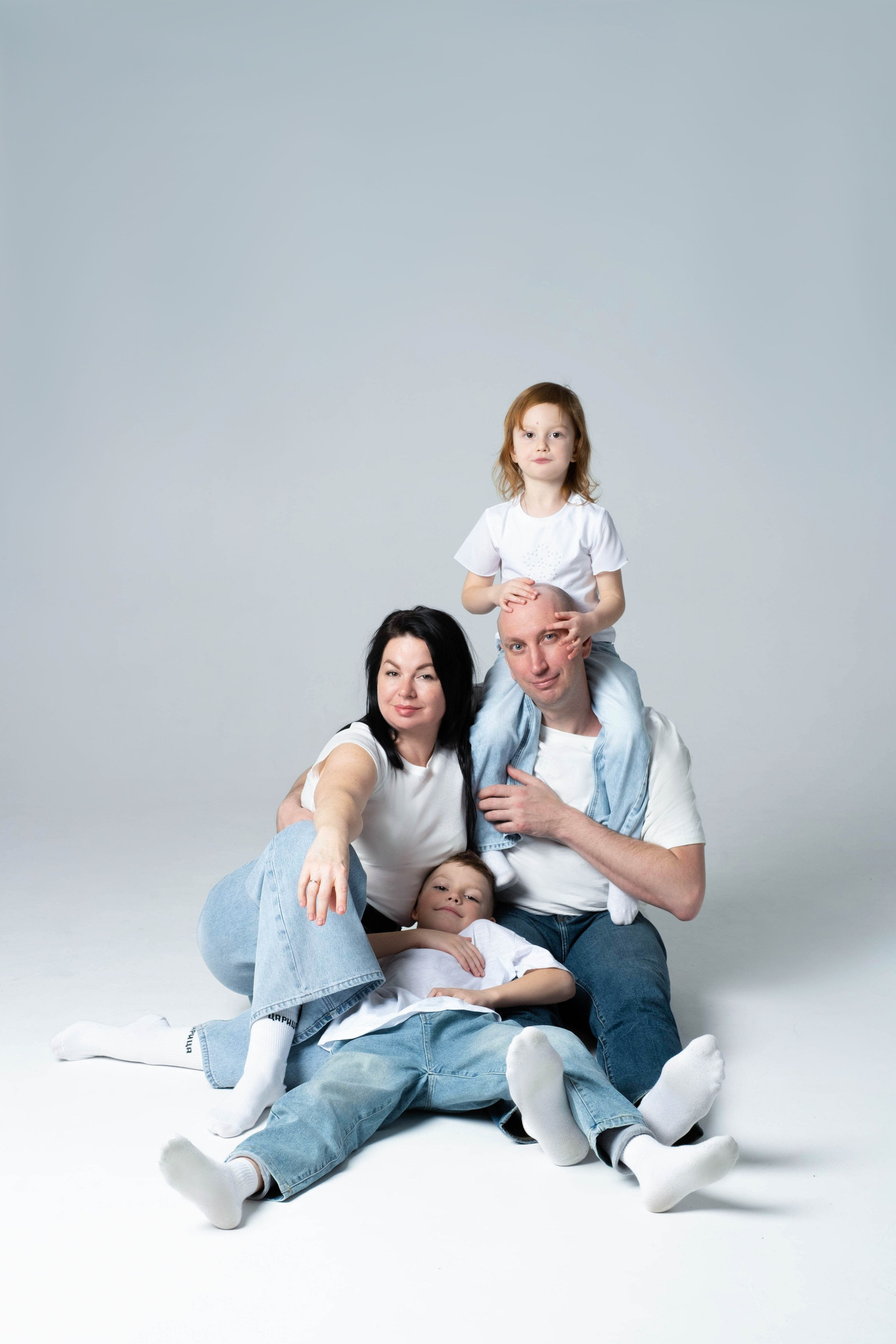 Семья Васютиных. Студийный, портретный, семейный фотограф Южно-Сахалинска Яна Радаева