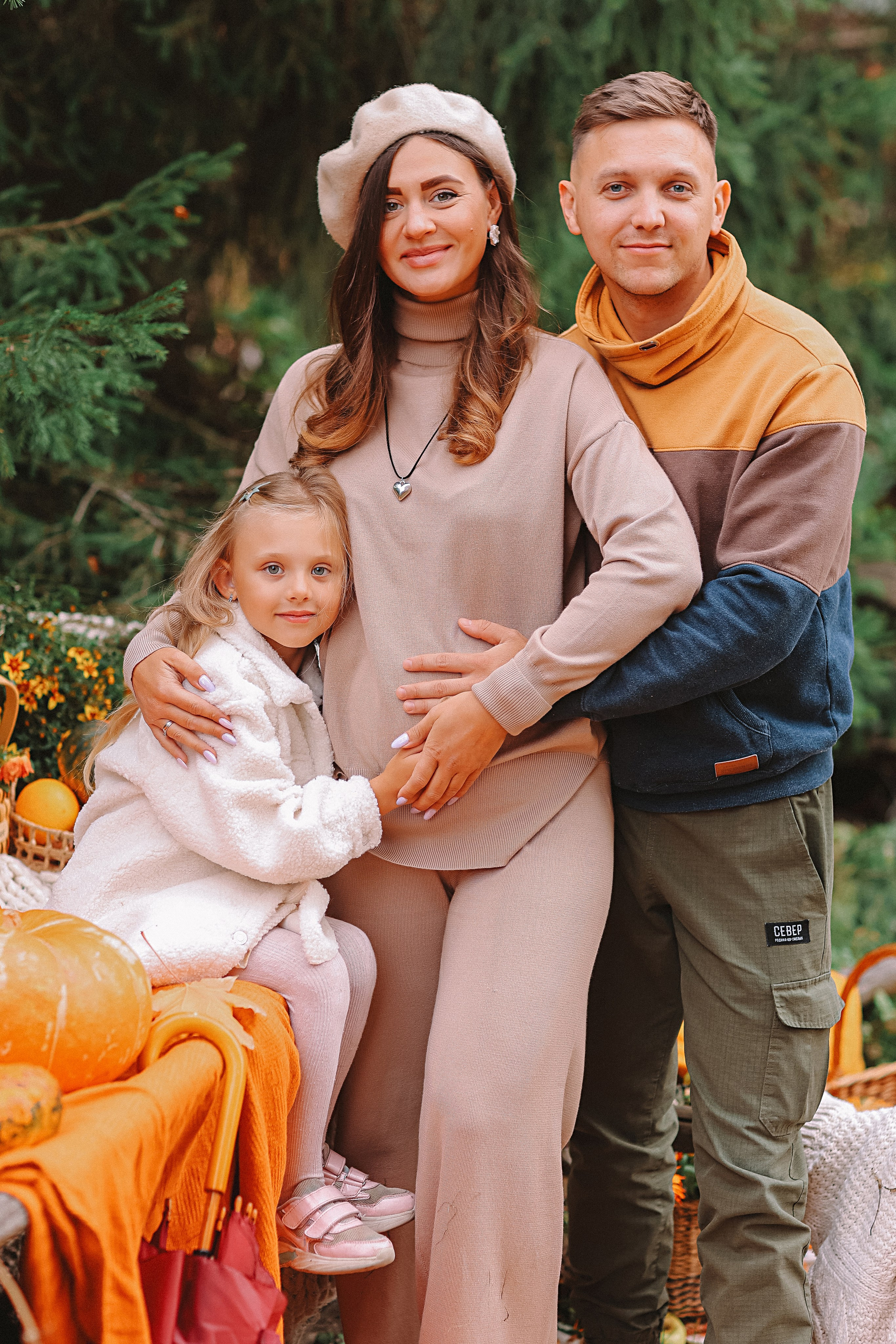 Тыквы. Семейный фотограф Тюмень, фотограф на роды Салмина Мария