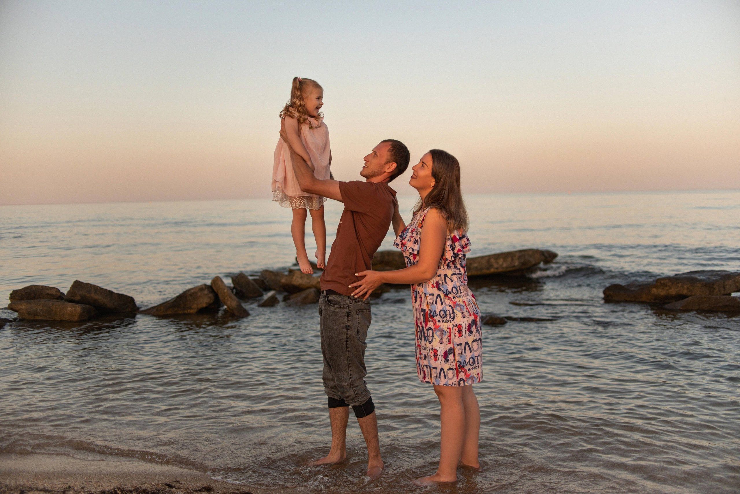Катя, Олег и Маша. Семейный и свадебный фотограф в Феодосии и Коктебеле