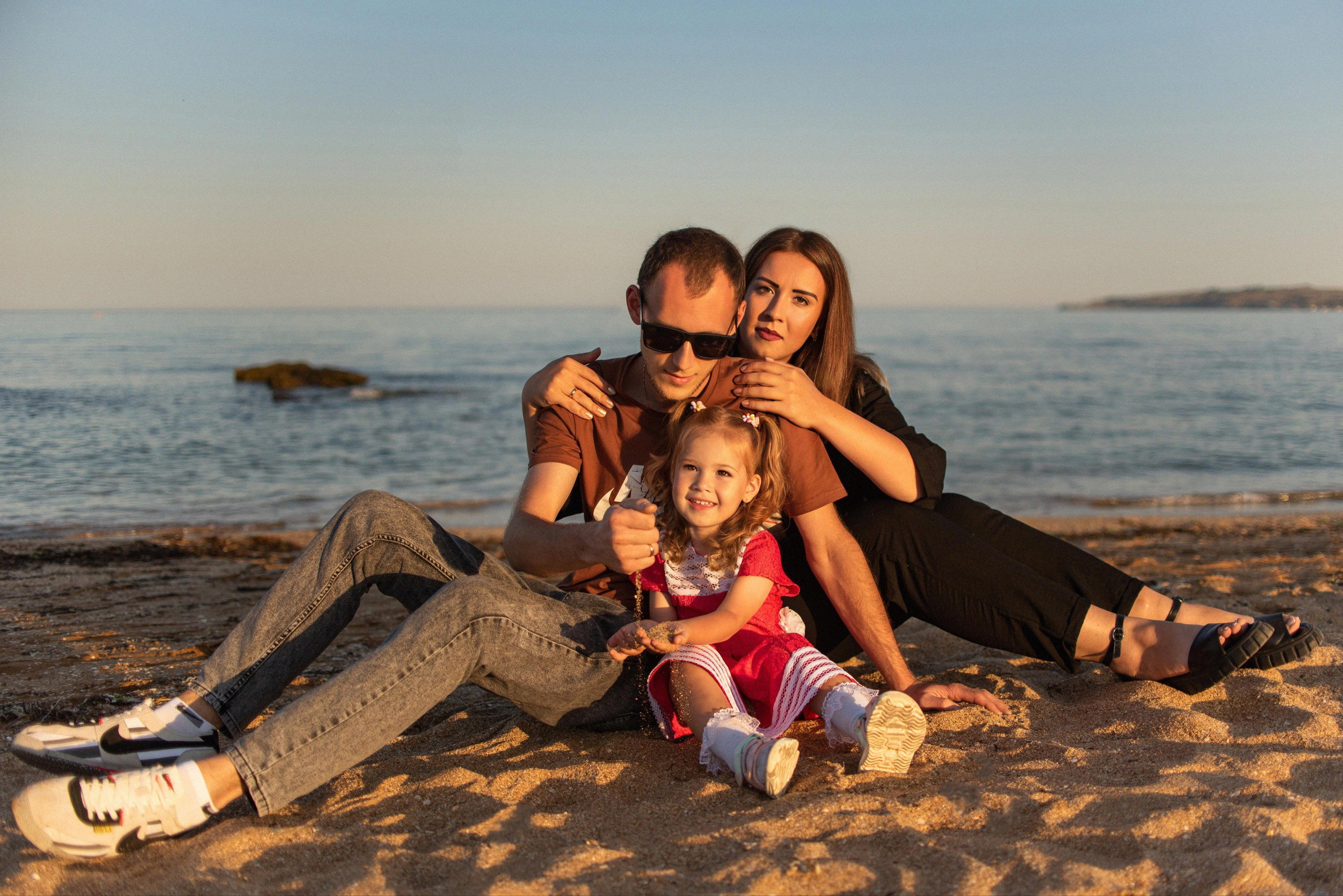 Катя, Олег и Маша. Семейный и свадебный фотограф в Феодосии и Коктебеле