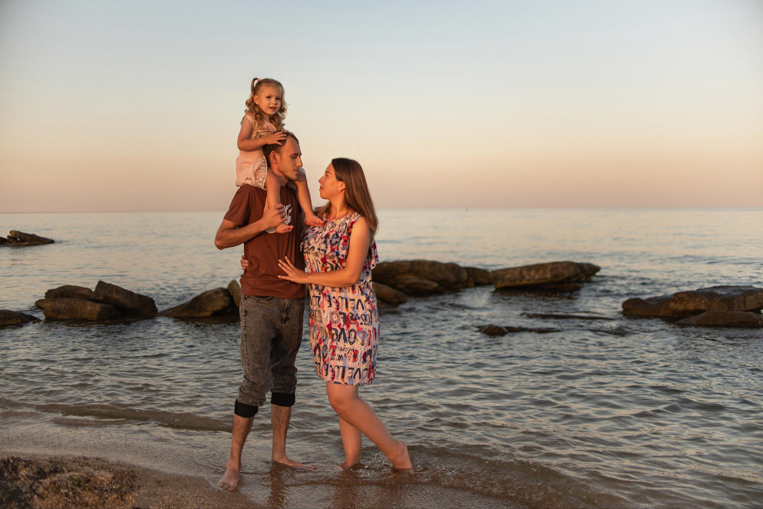 Катя, Олег и Маша. Семейный и свадебный фотограф в Феодосии и Коктебеле