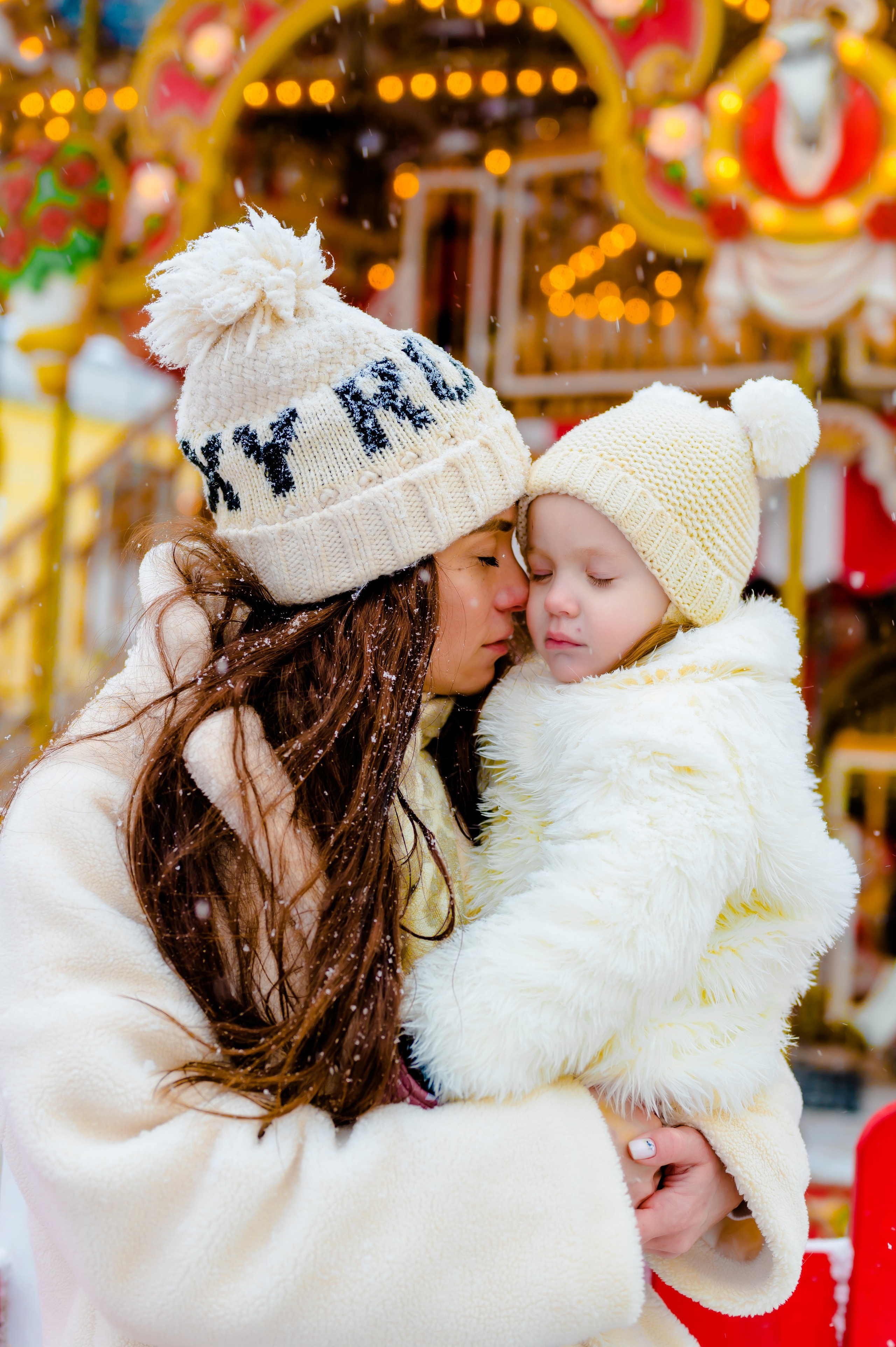 Новогодняя фотосессия на Манежной площади. Свадебный и семейный фотограф Евгения Кононова