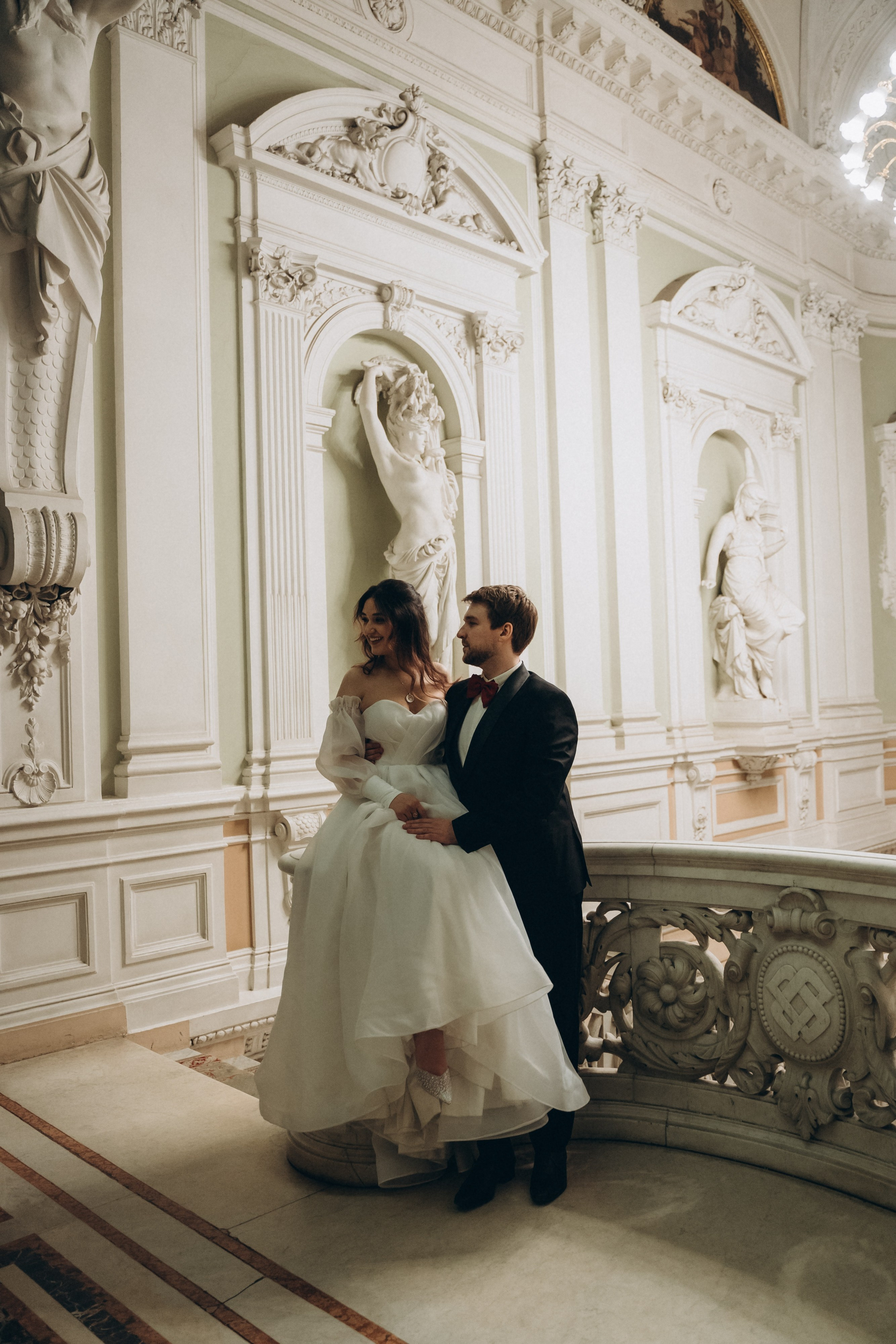 Любовь в 1-м Дворце Бракосочетания. Фотограф в Санкт-Петербурге — Лучина Екатерина