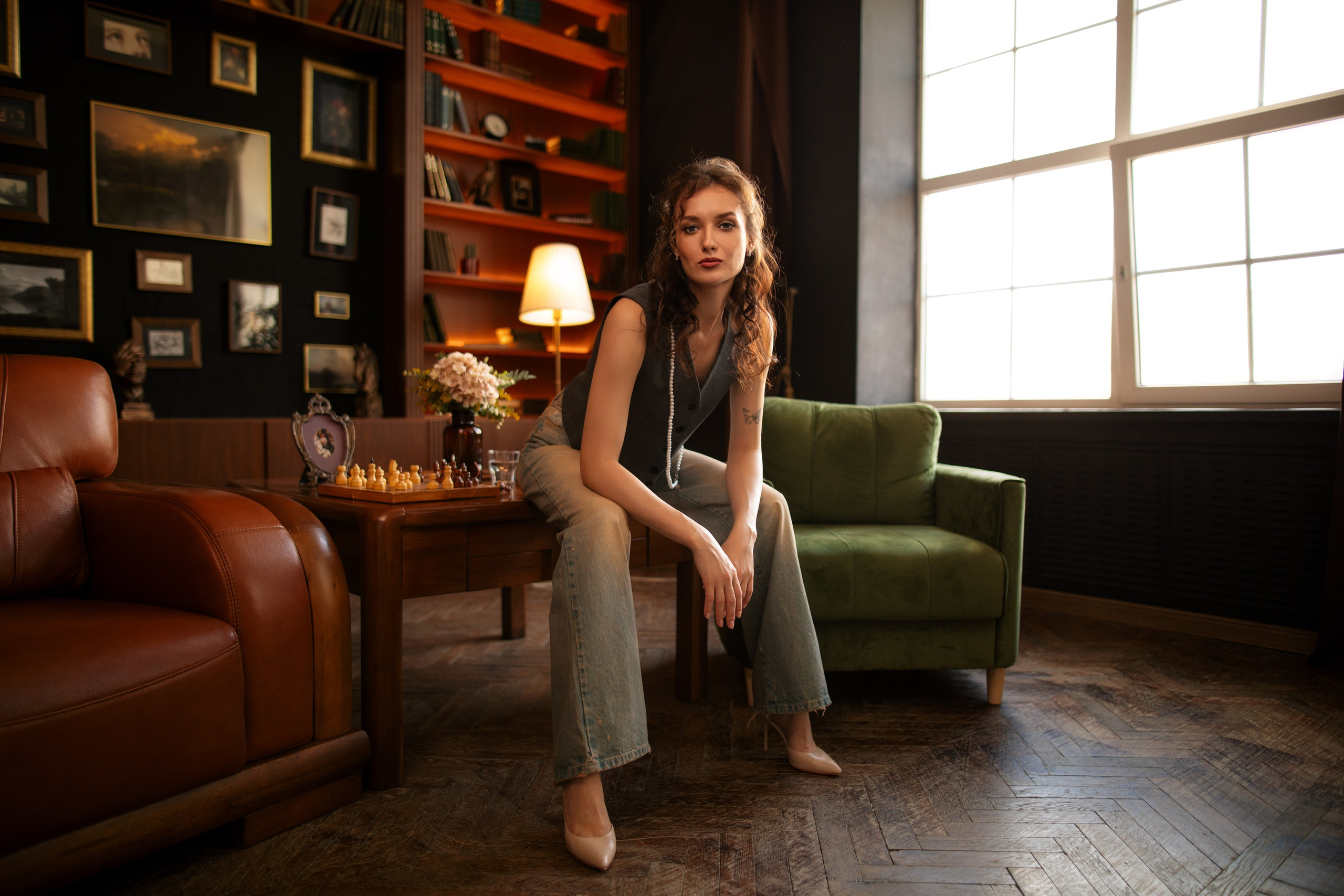 Фотосет с Анастасией в интерьере в формате «Я красивая». Дмитрий Шульгин, портретный фотограф в Воронеже